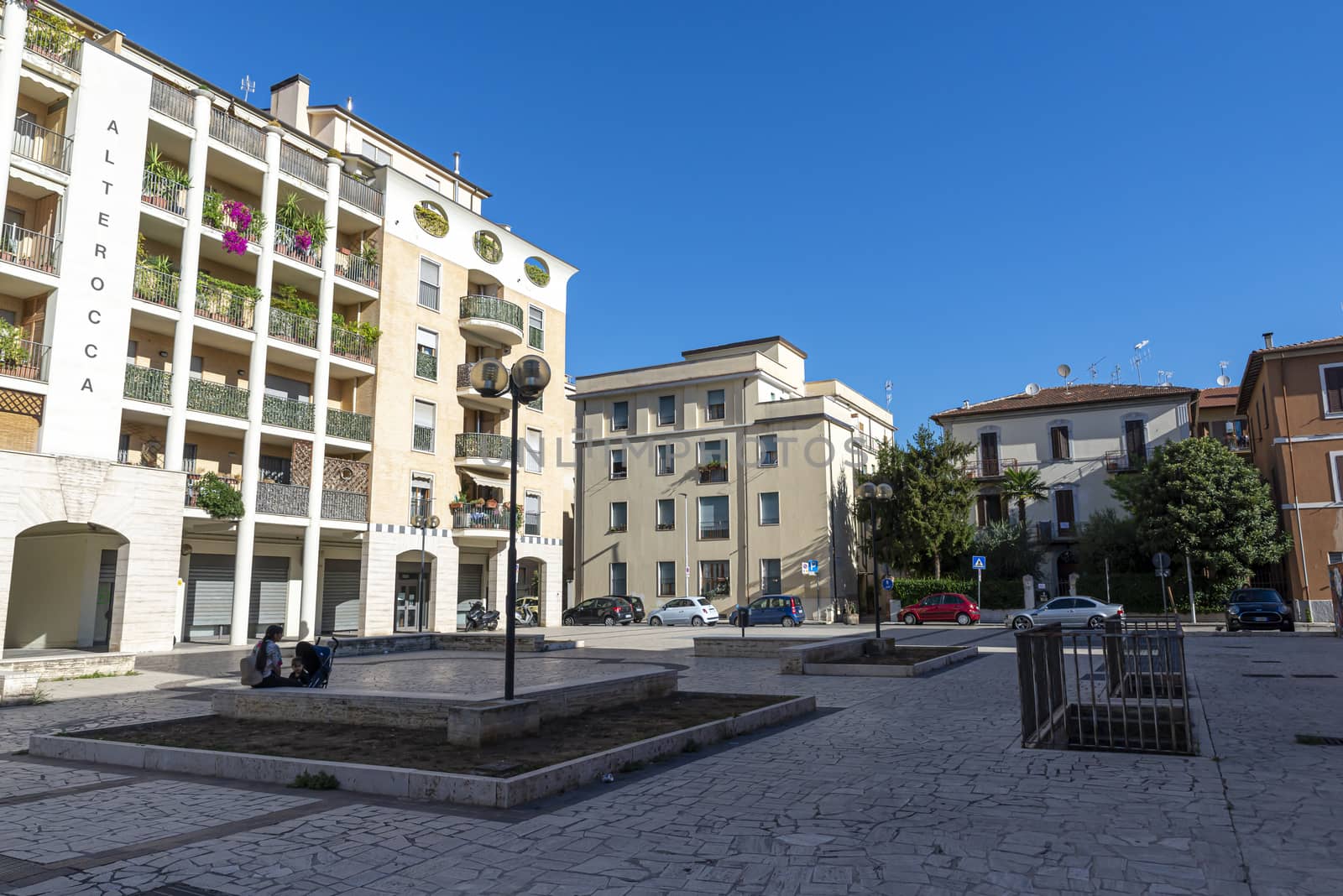 terni,italy august 21 2020:Employment center in via Annio Floriano in the center of Terni