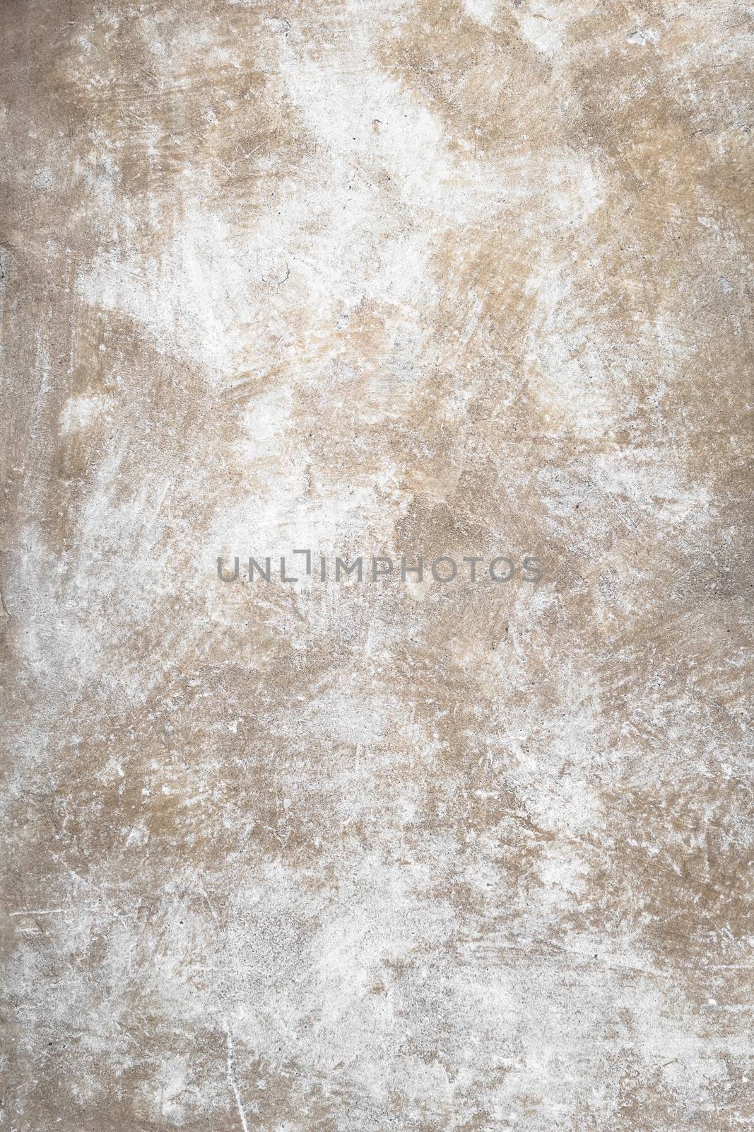 Concrete wall. Beige brushing background. Vintage texture.