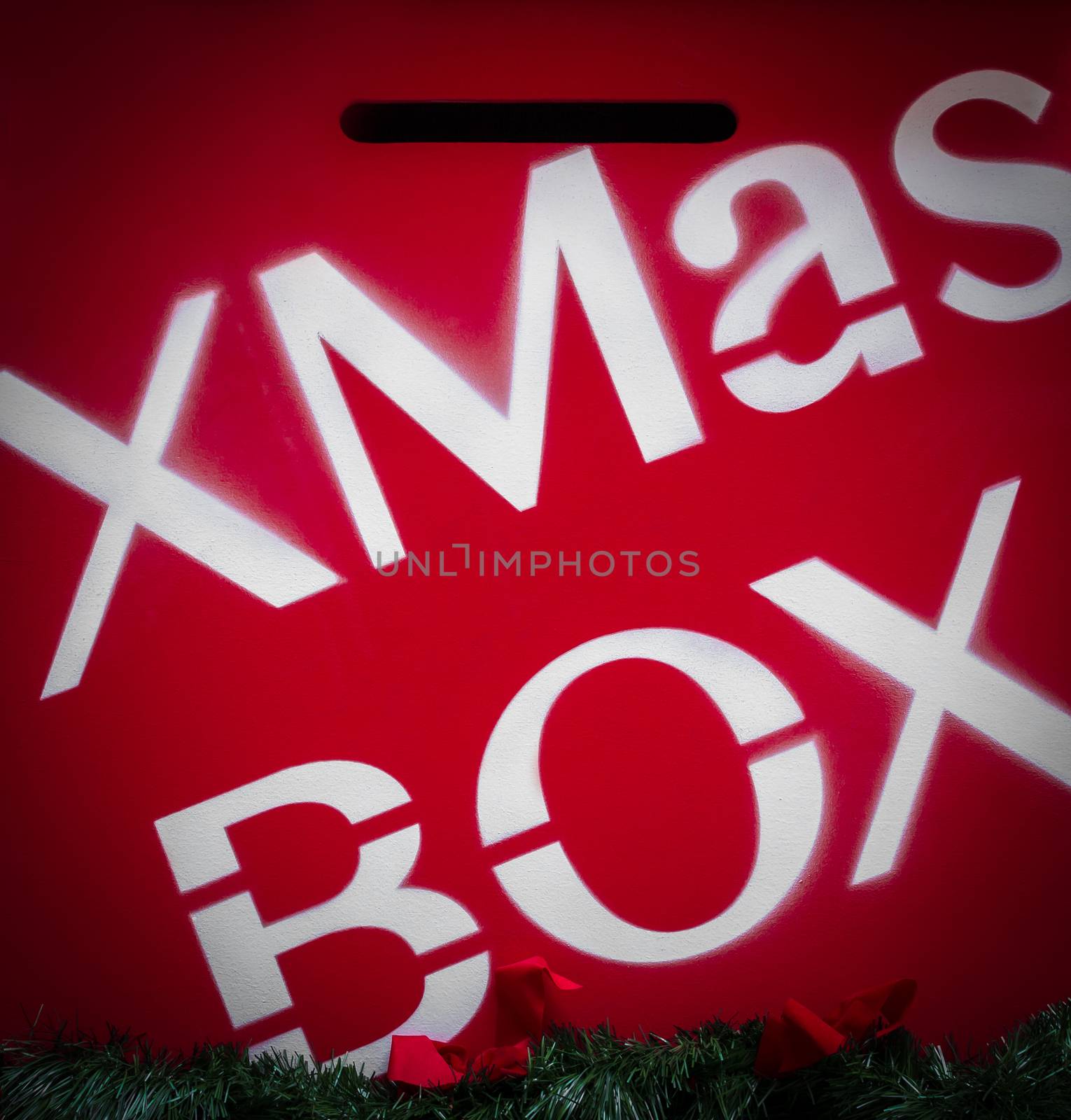 Xmas mailbox for children, used for send their Christmas letters to Santa.