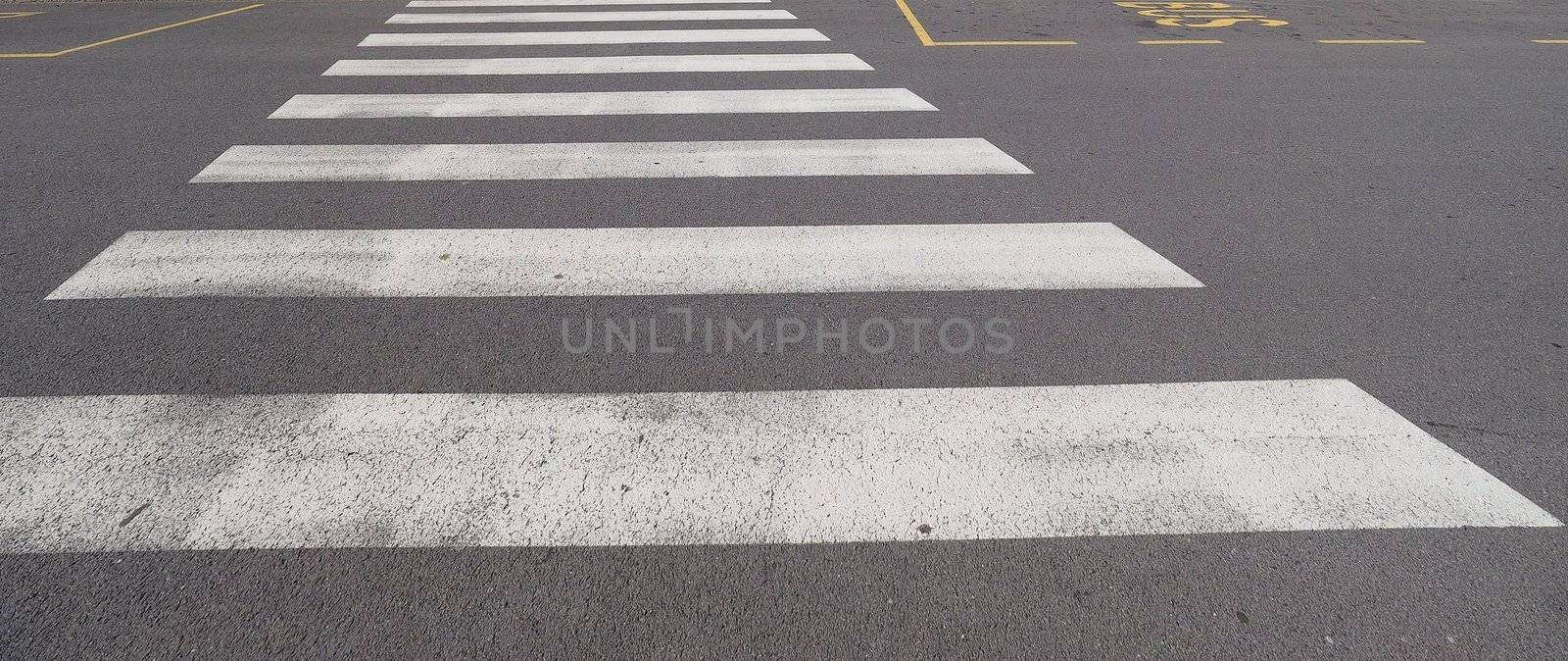 zebra crossing sign by claudiodivizia