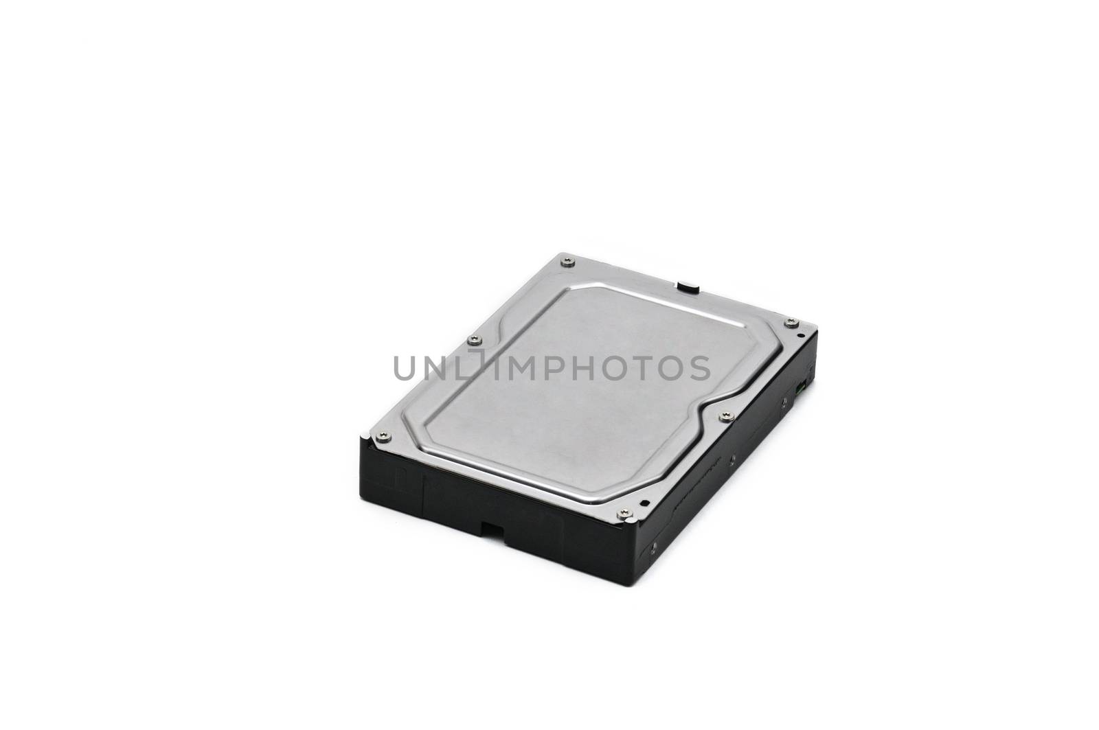 Computer hard disk-hard drive on an isolated background by moviephoto