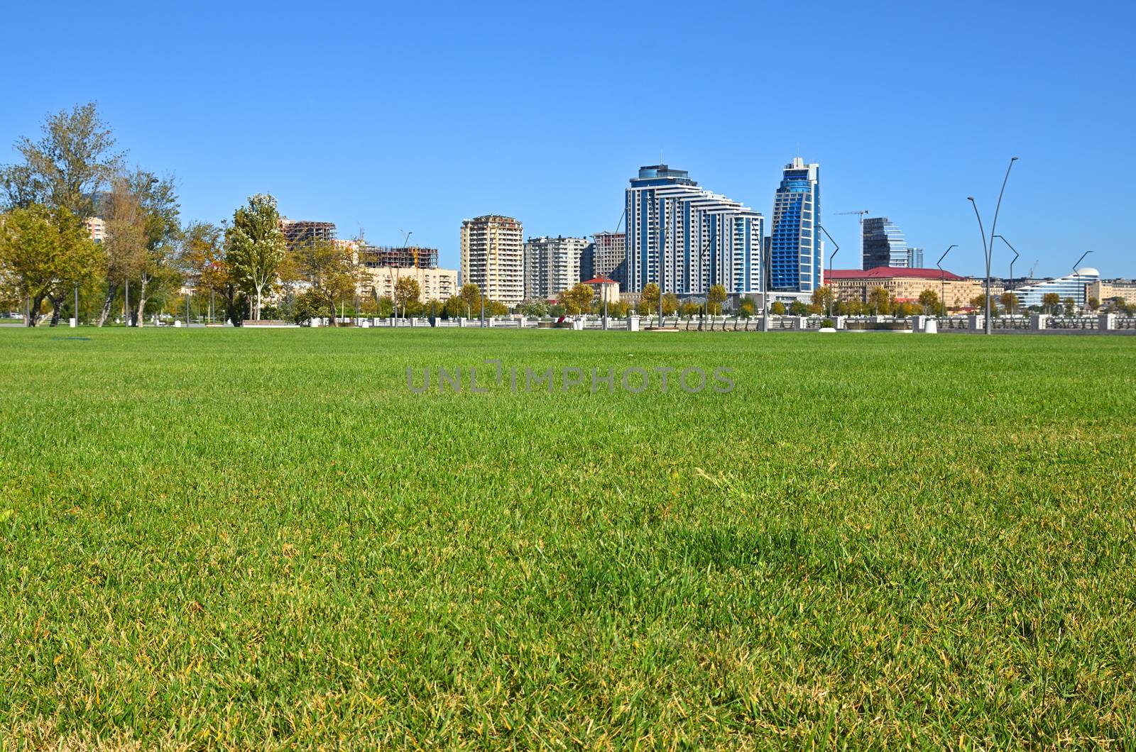 Overview on various parts of the capital from the side of the bo by moviephoto