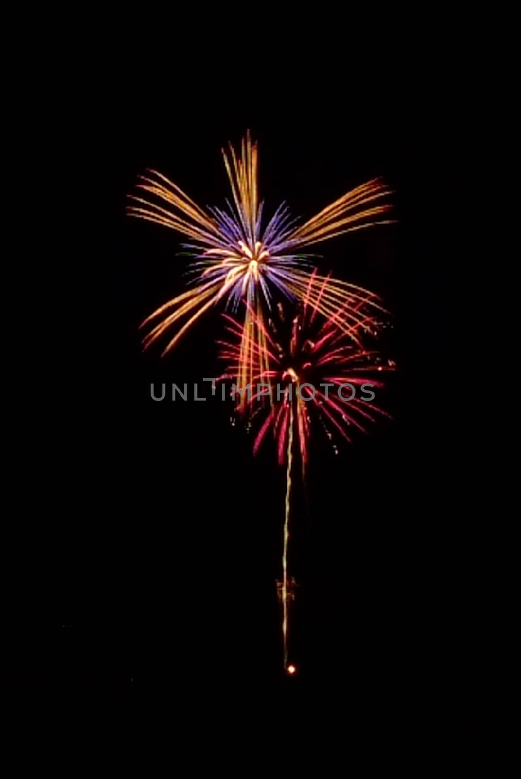fireworks light up the sky, festive celebration