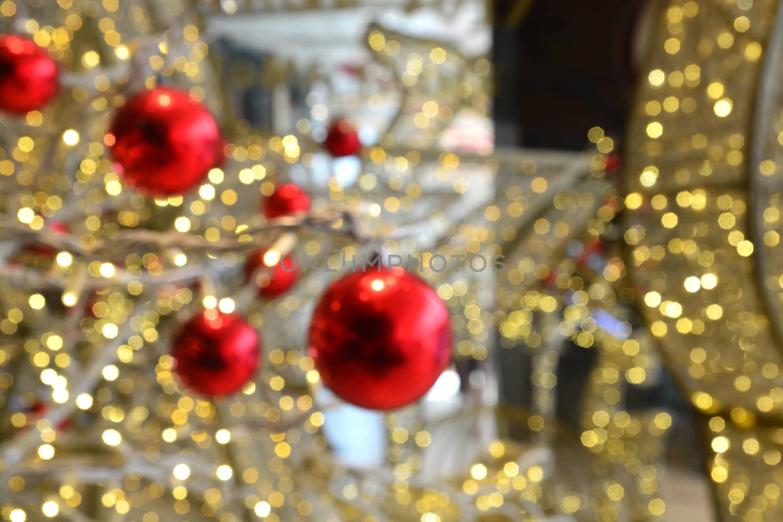 Blurred Christmas background by ideation90