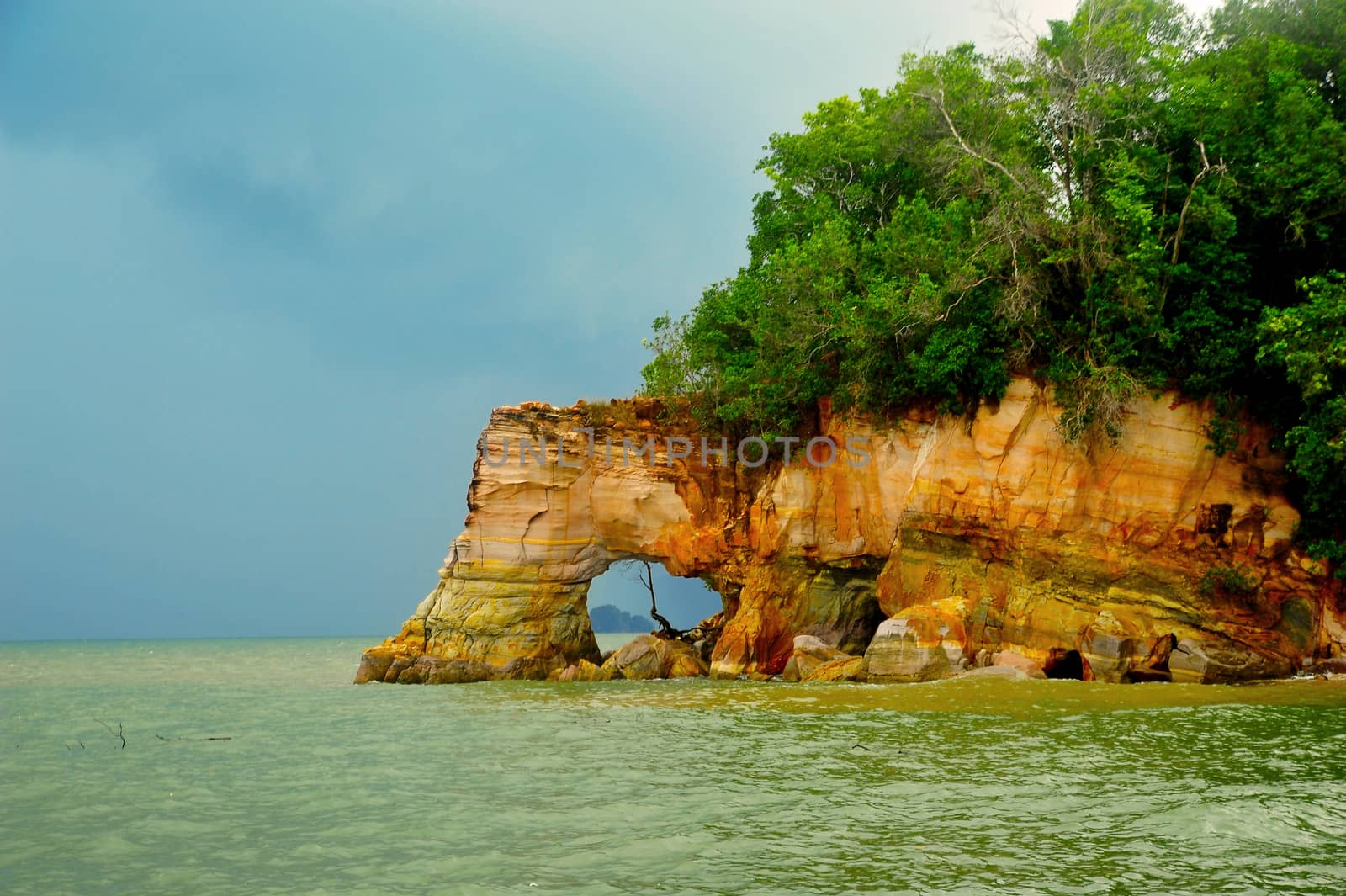 Buffalo Nose Cape at Ao Thalane, Krabi Province, Thailand by ideation90