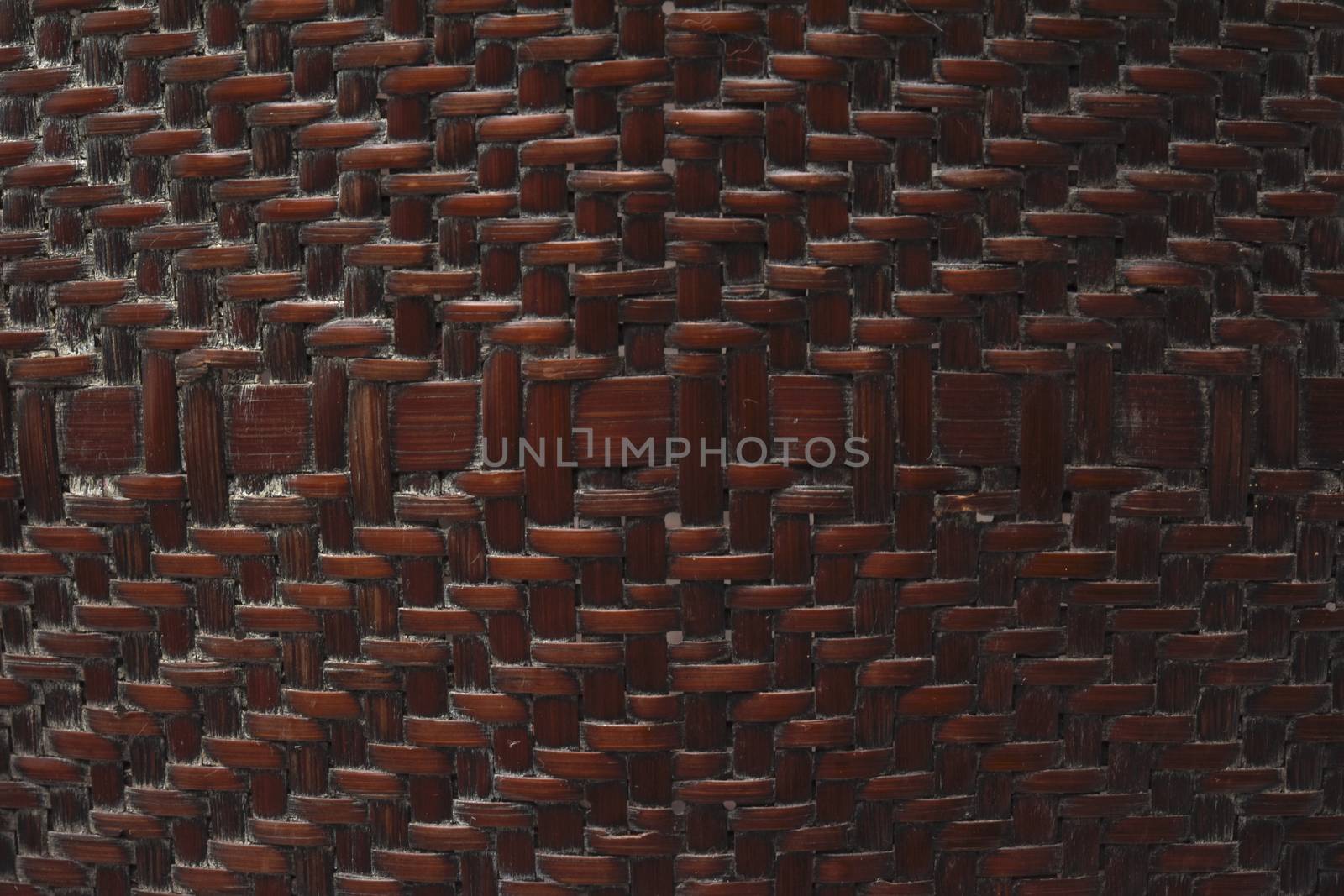 Thai style pattern nature background texture wicker surface for furniture material, Wooden weave texture background. Abstract decorative wooden textured basket weaving background