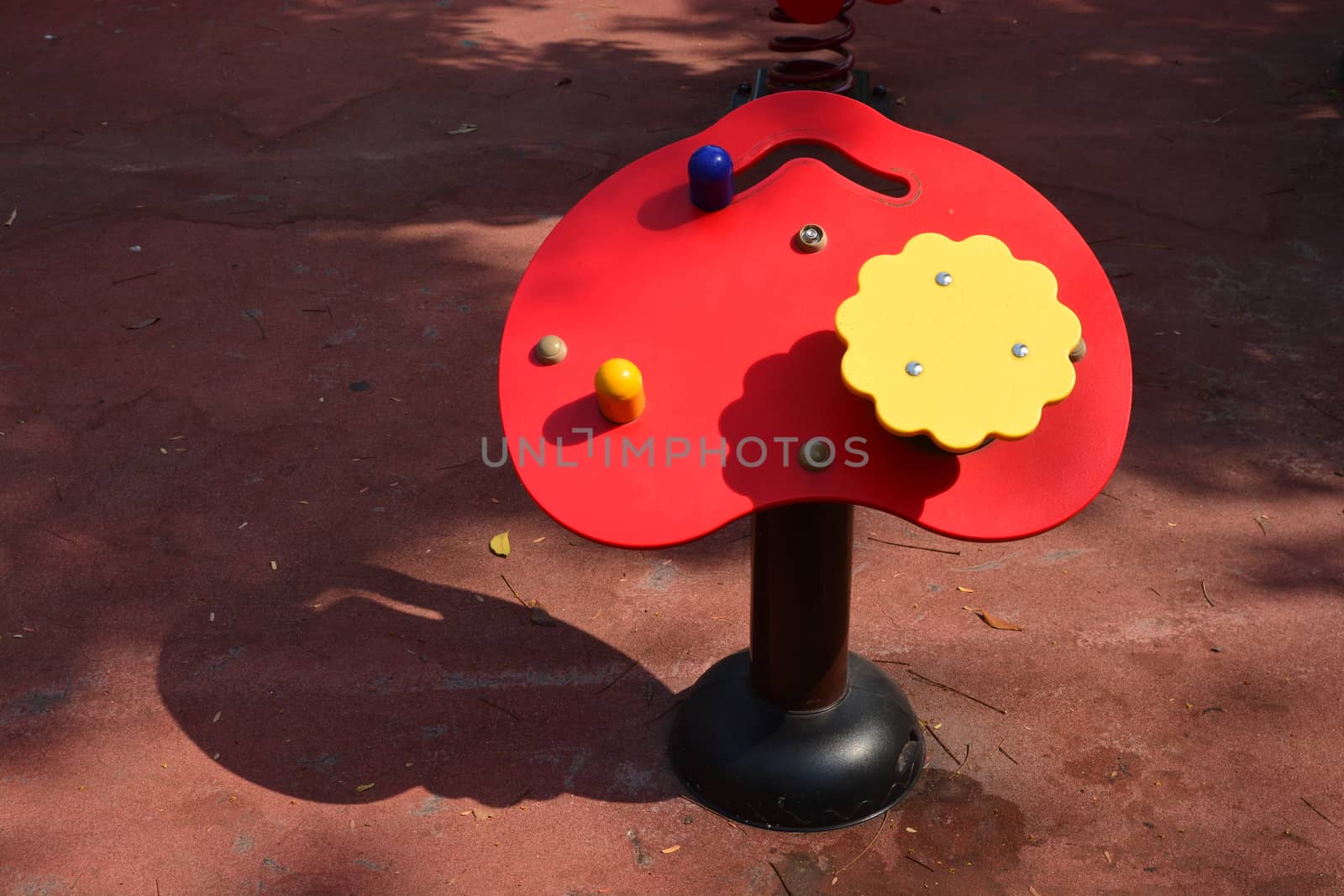 Children's playground in a city park, Playground for children.