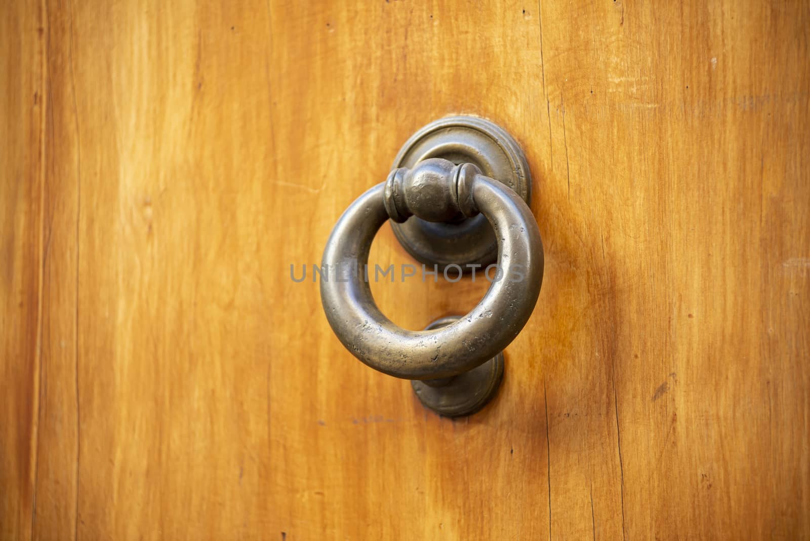 knock for an armored wooden outdoor door