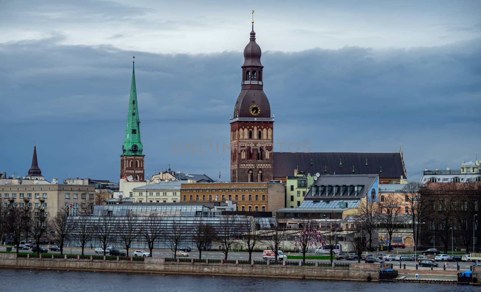 April 24, 2018 Riga, Latvia. The Dome Cathedral
in the old town in Riga