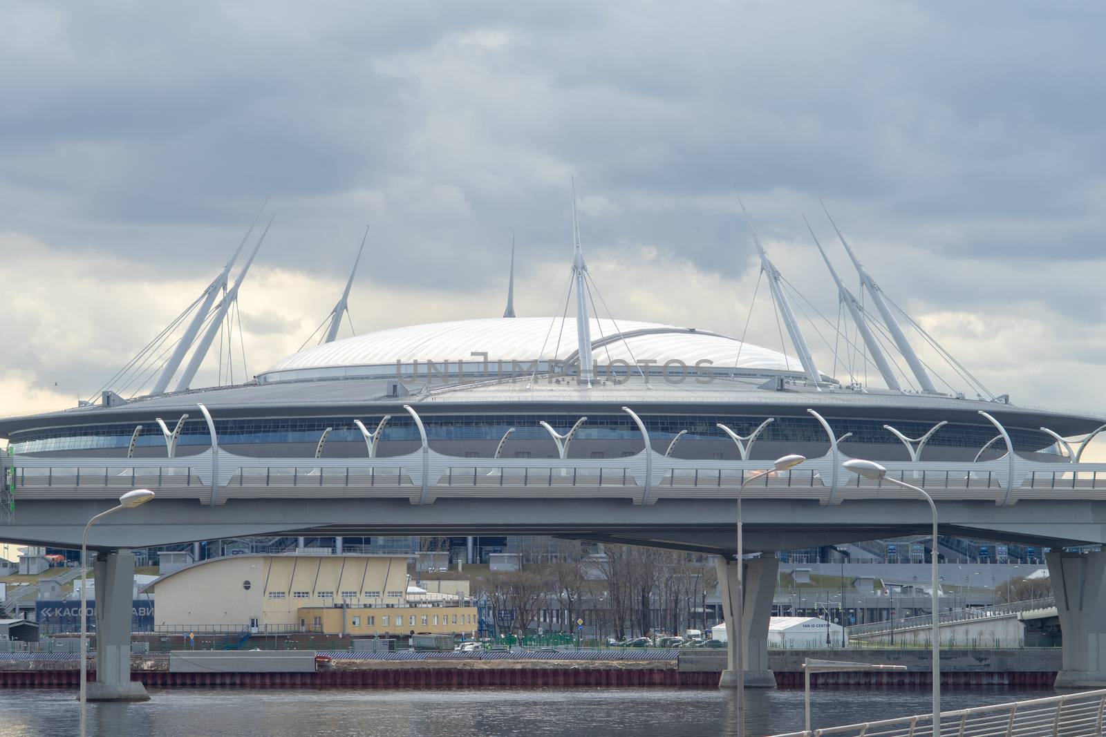April 29, 2018, St. Petersburg, Russia. Krestovsky Stadium, known as Gazprom Arena in St. Petersburg.