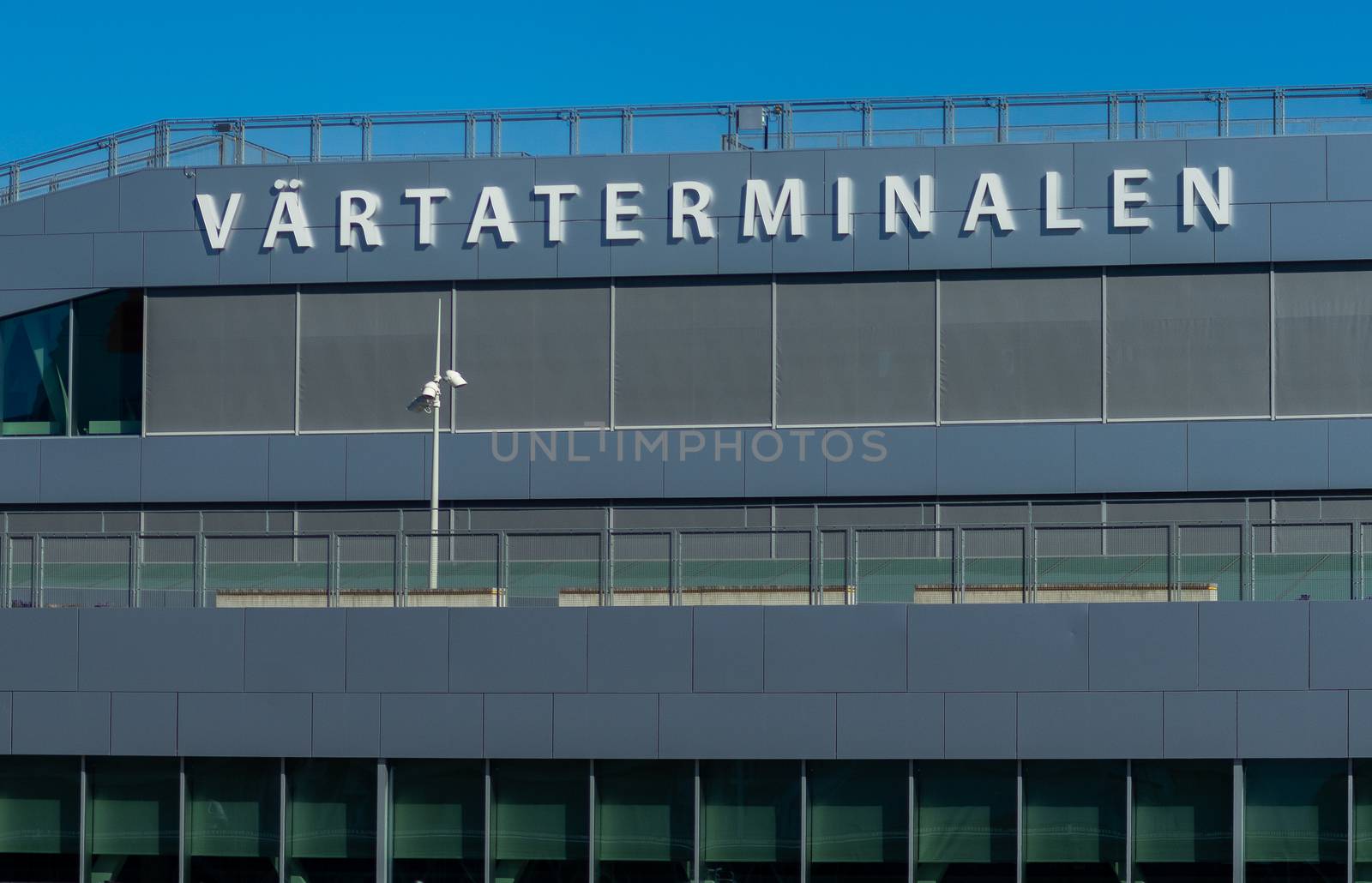 22 April 2019, Stockholm, Sweden. Passenger terminal in the port Vartahamnen in Stockholm.