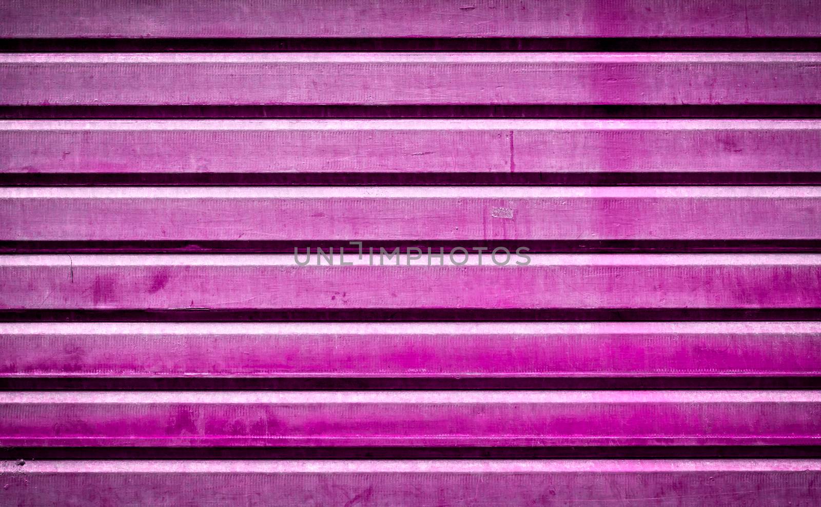 Background of pink grunge metallic roller shutter door