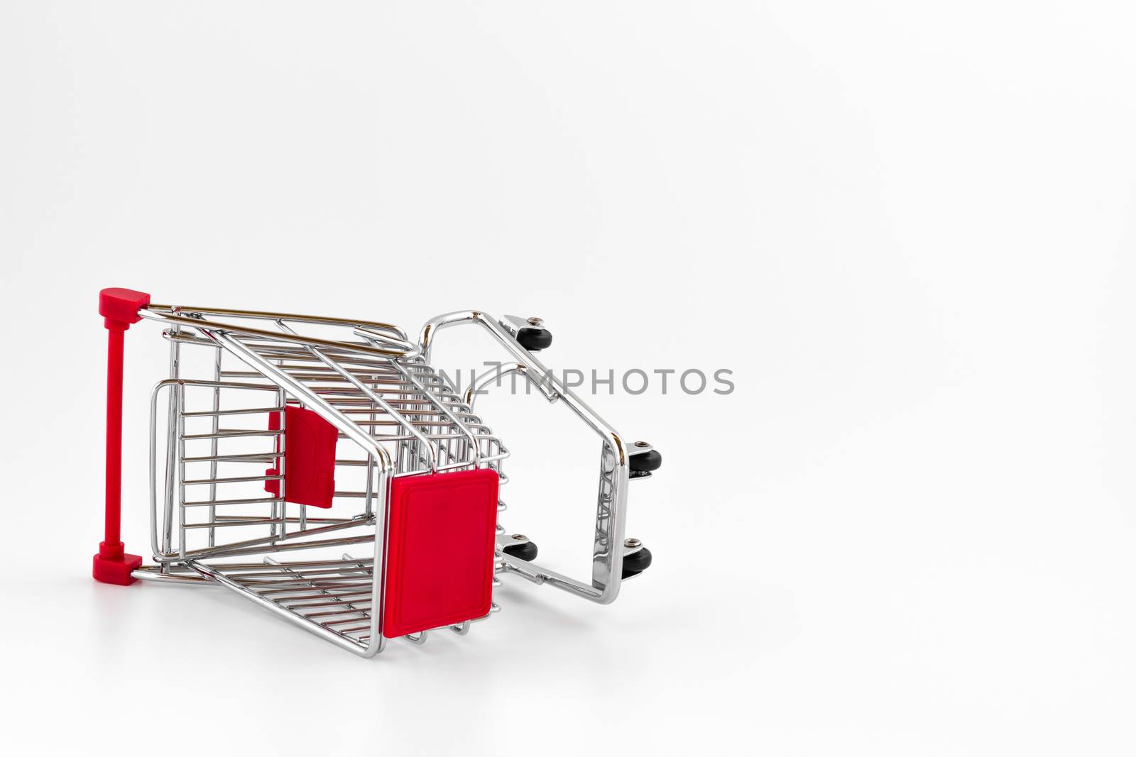 Conceptual representation of a failure, of poverty and being broke.