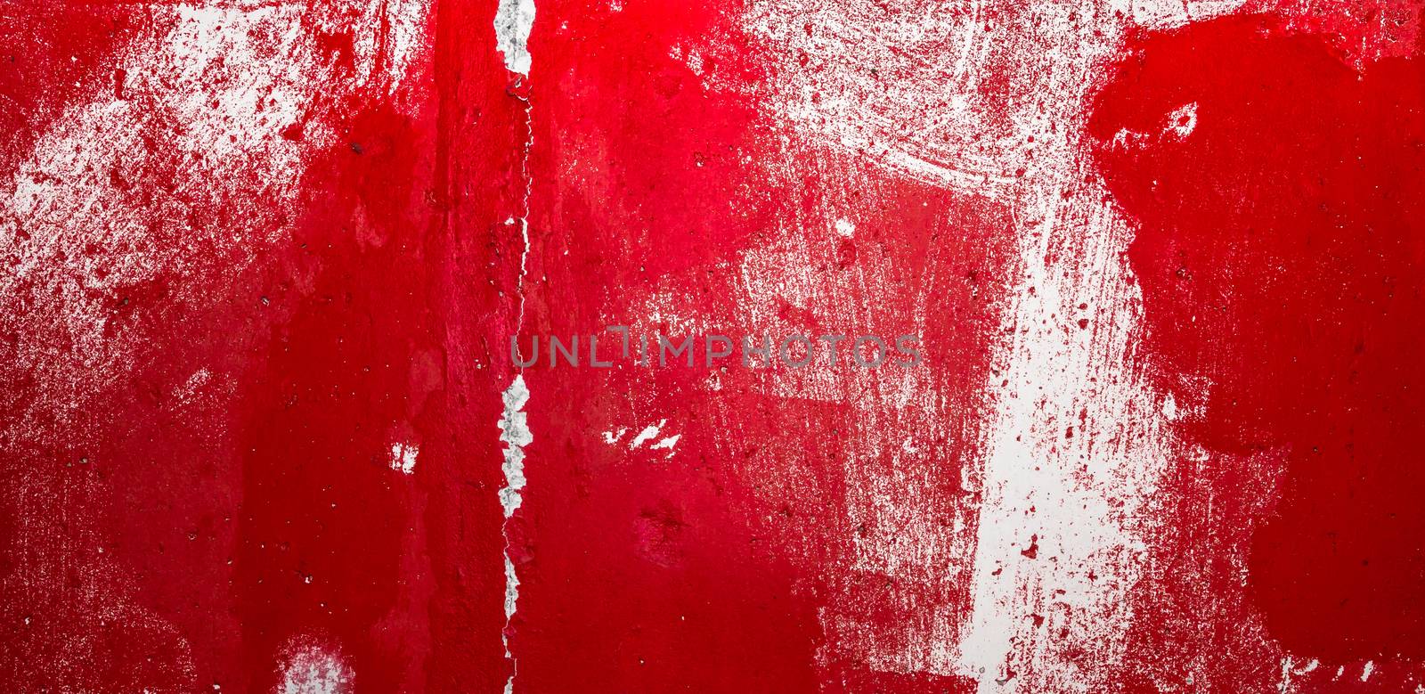 Red painted wall paper texture background, may use as abstract background.