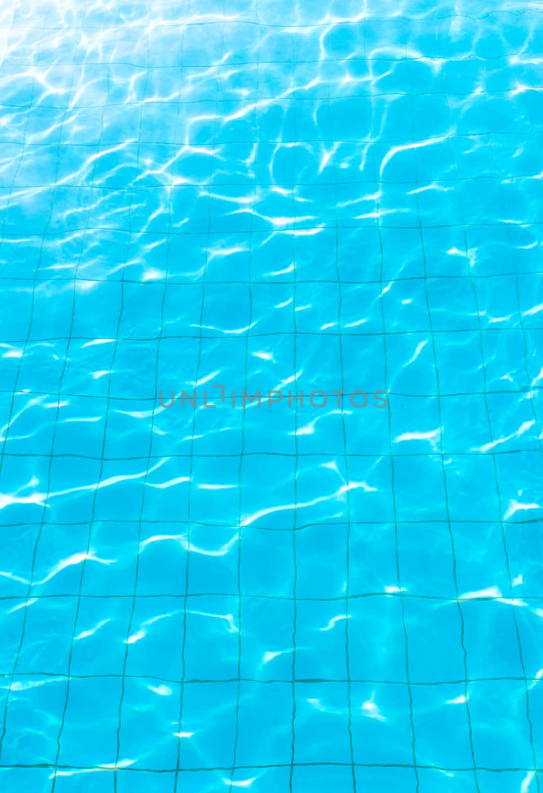 Background surface water in the pool from above
