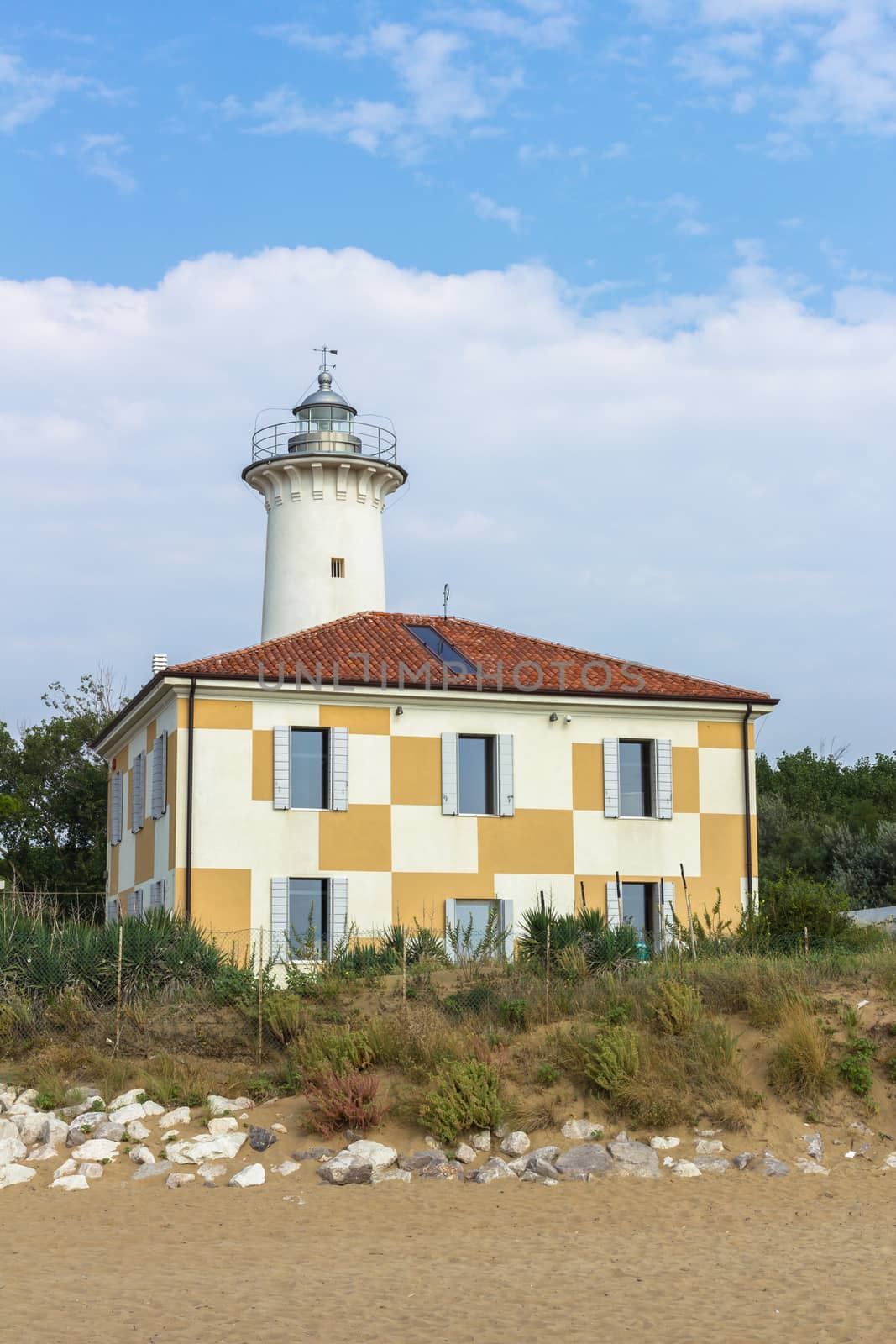 Lighthouse on the Adriatic riviera by germanopoli