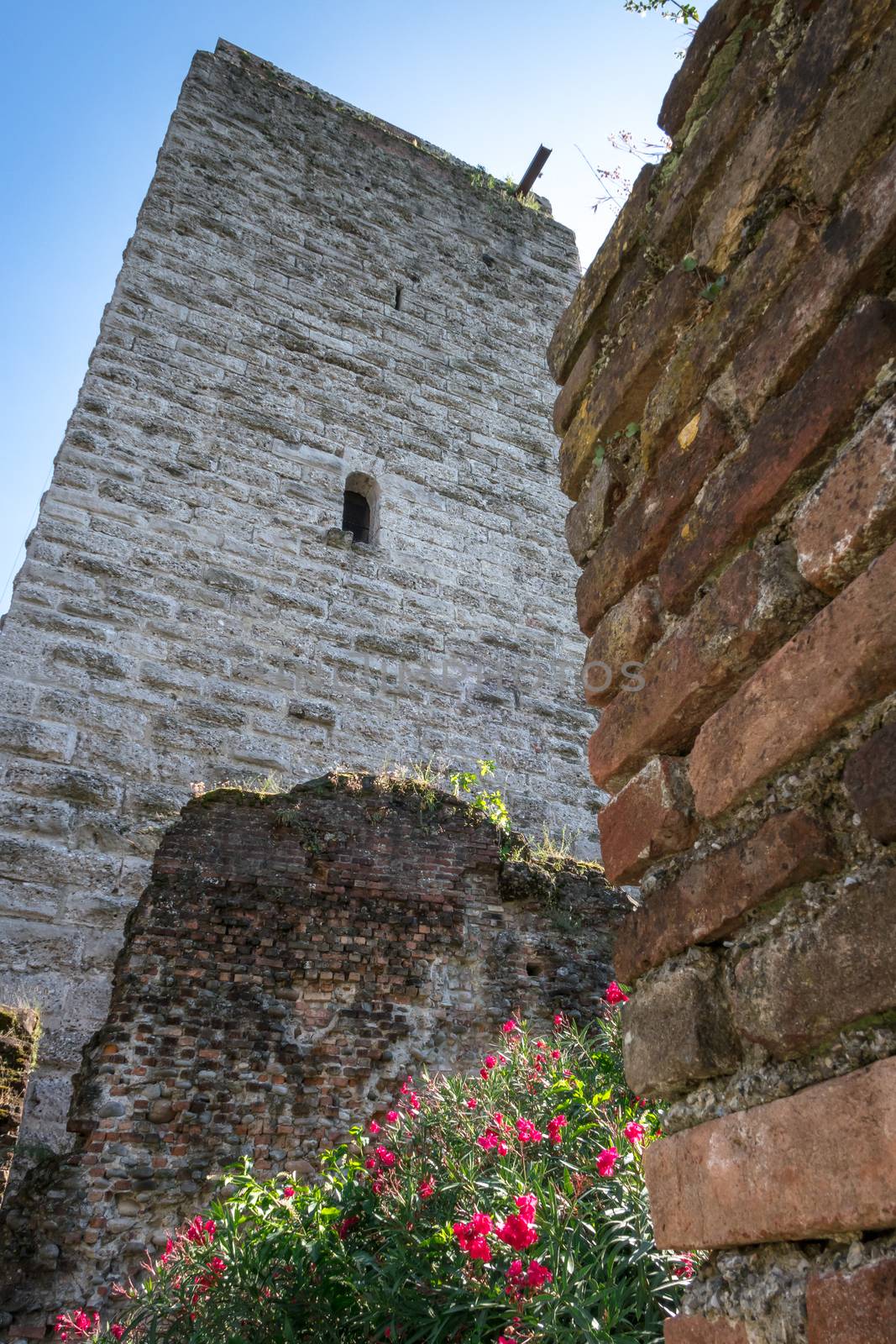 Visconti castle in Trezzo sull'Adda ITALY by germanopoli