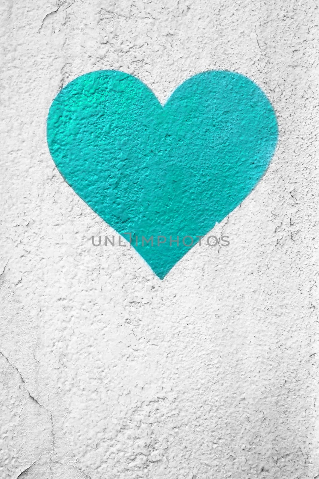 Turquoise urban Heart by germanopoli