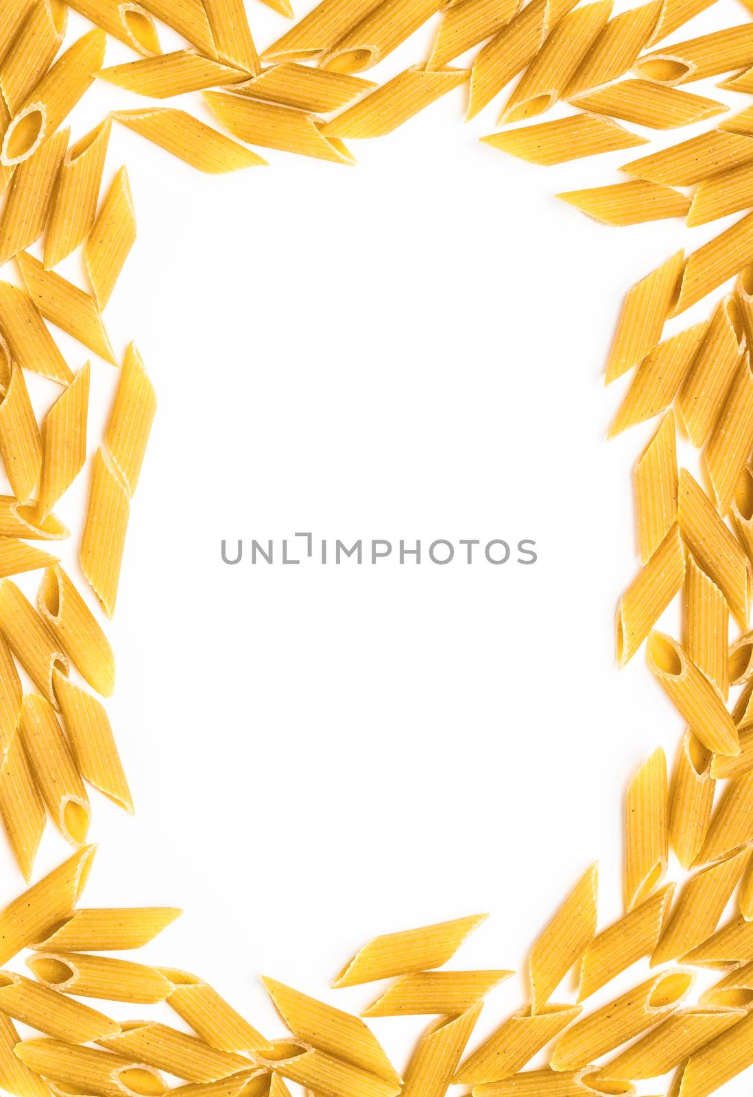 Pasta frame with italian Penne by germanopoli