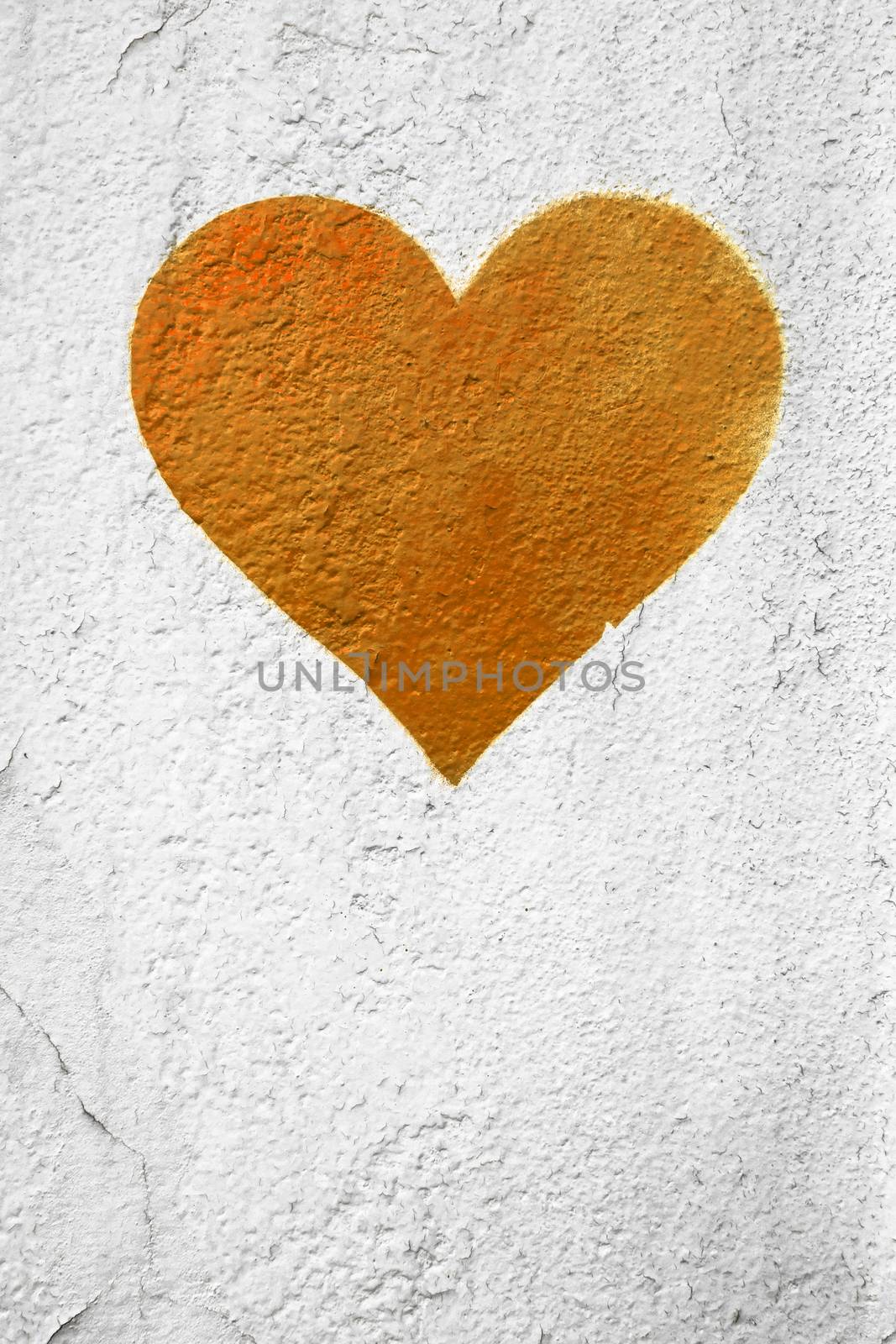 Orange urban Heart by germanopoli