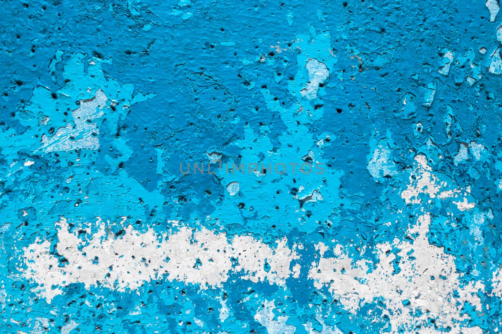 Blue grunge wall. Abstract wall texture and background.