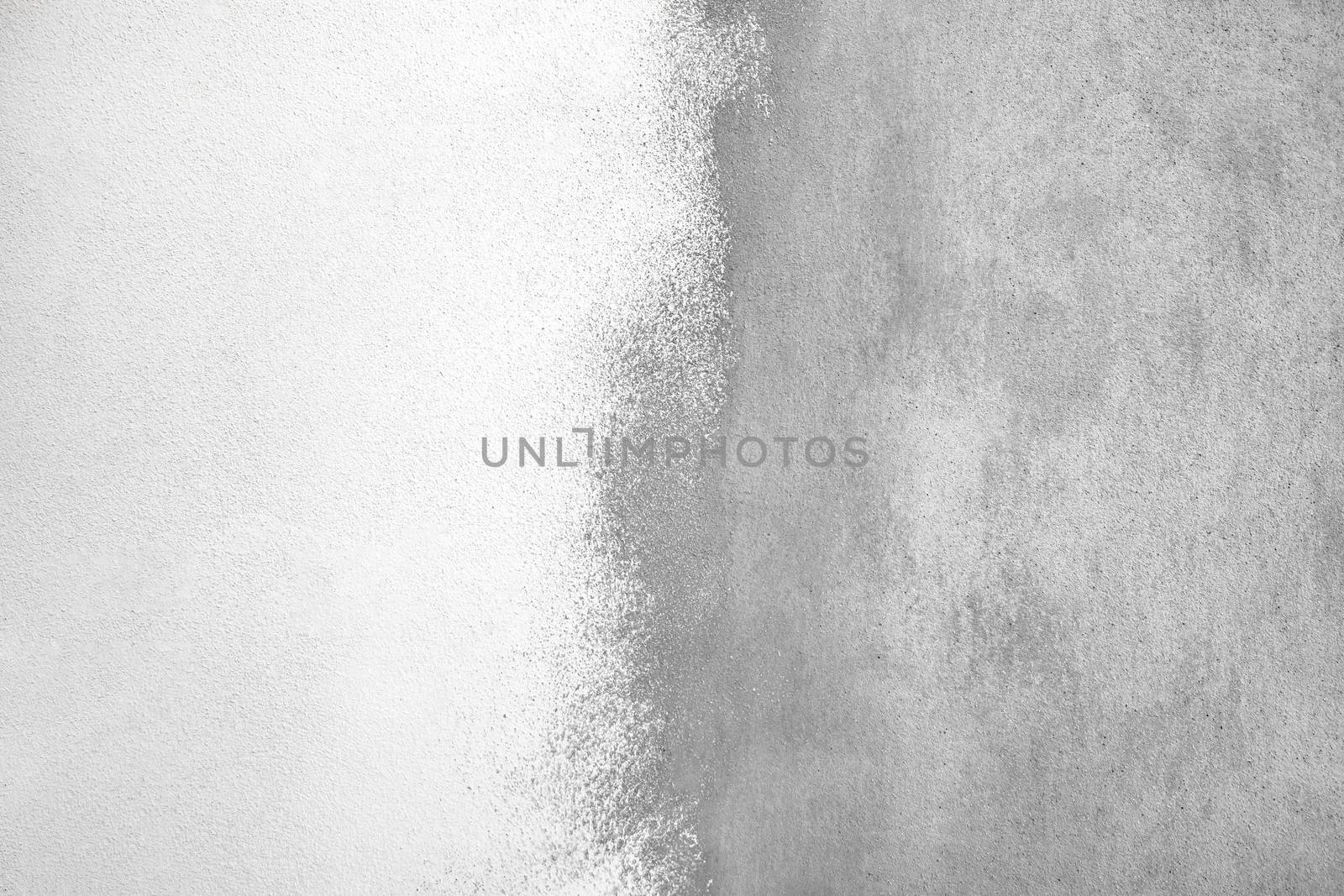 Concrete wall painted with white paint by germanopoli