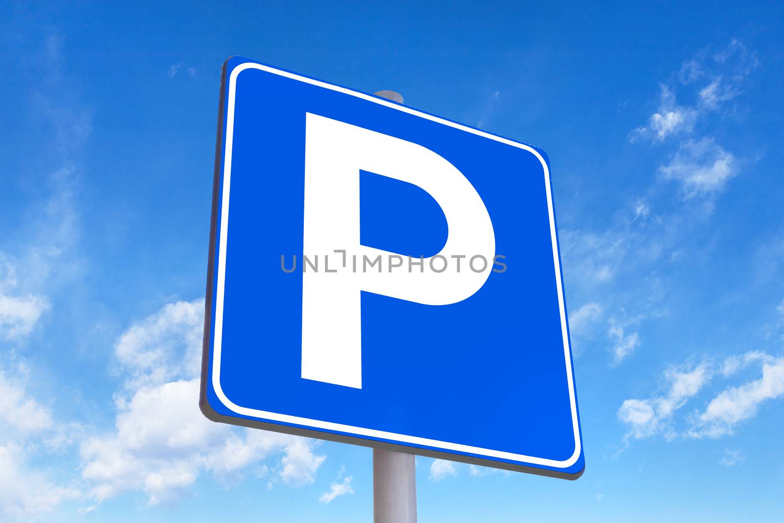 Parking traffic sign by germanopoli