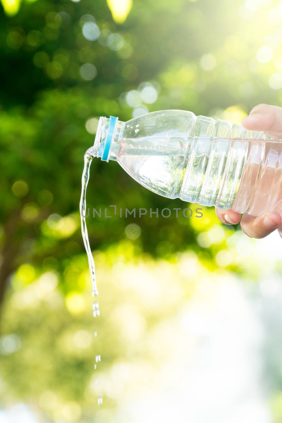 The boy is pouring water by somesense