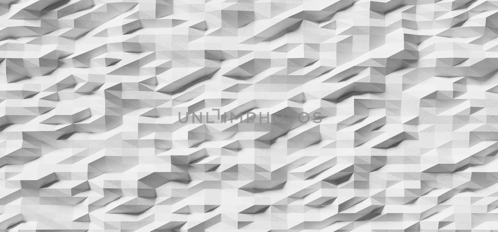 White wall texture background 3D render by Myimagine