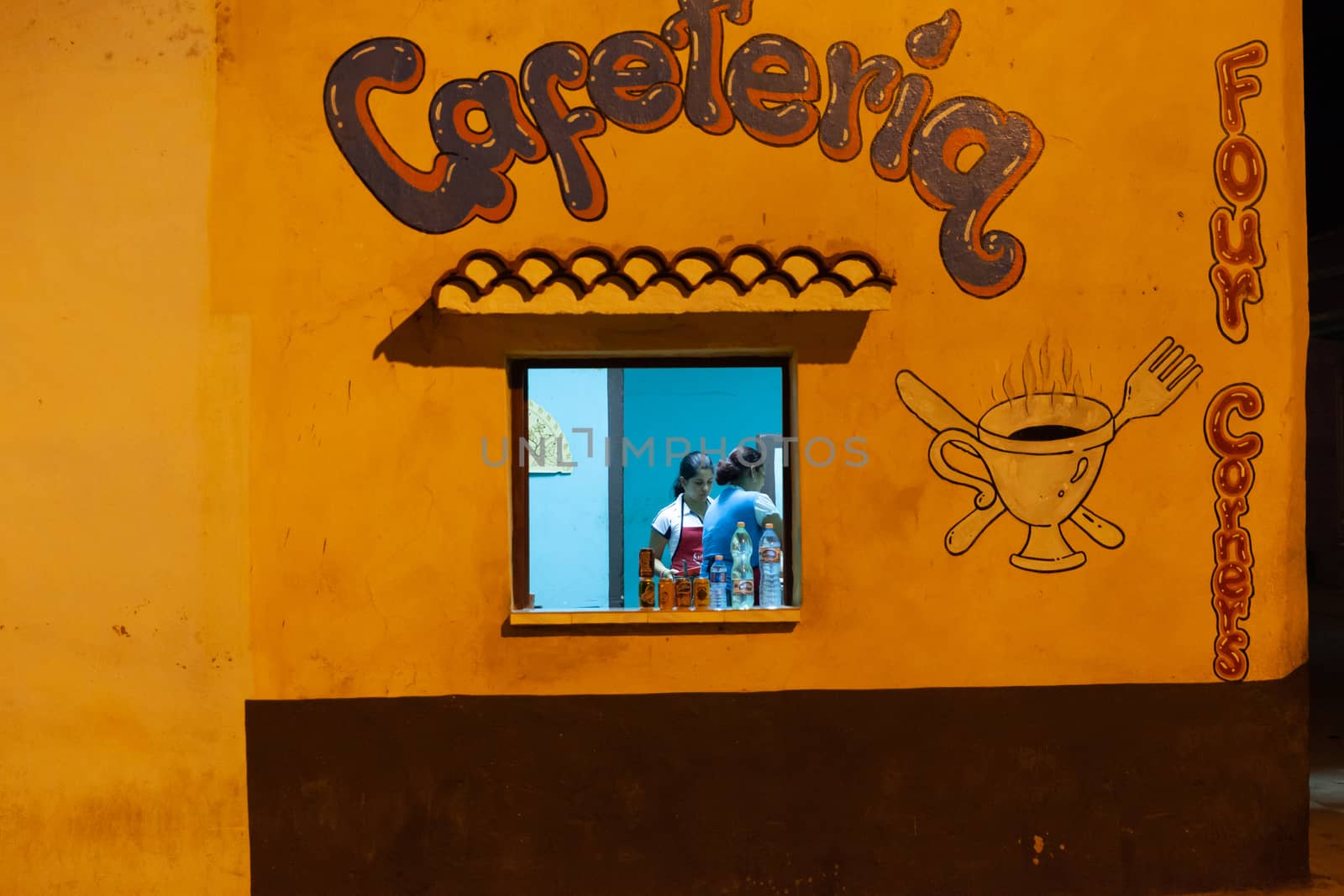 Small cafeteria in Trinidad, Cuba by vlad-m