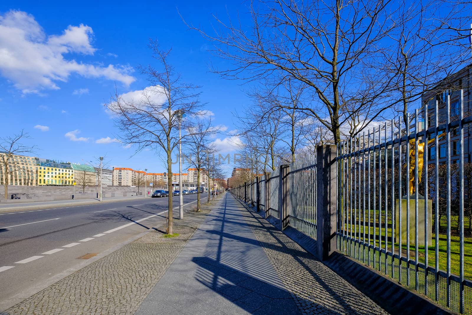 Path way in Berlin,Germany by Surasak