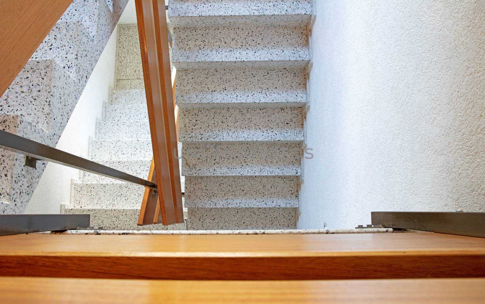 Staircase stairway in an building from the 80s by michaklootwijk