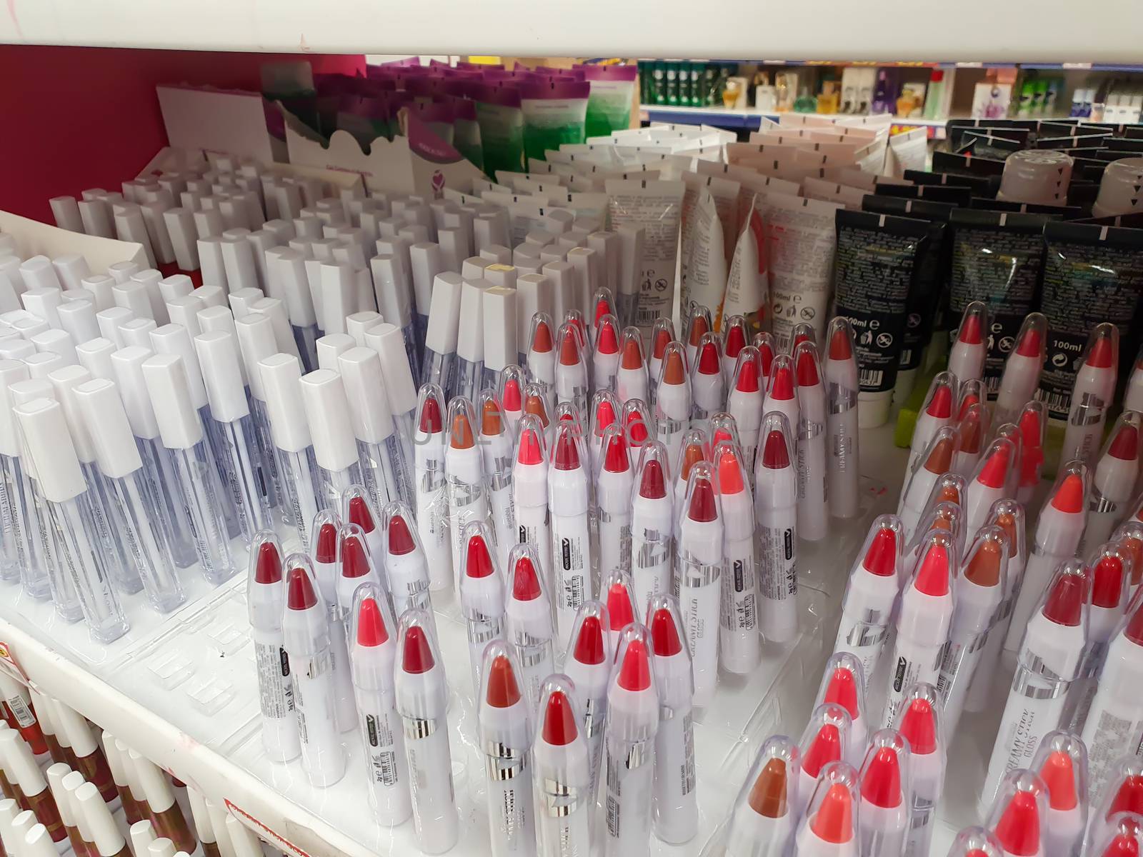 women's cosmetics in store during sales periods by carfedeph