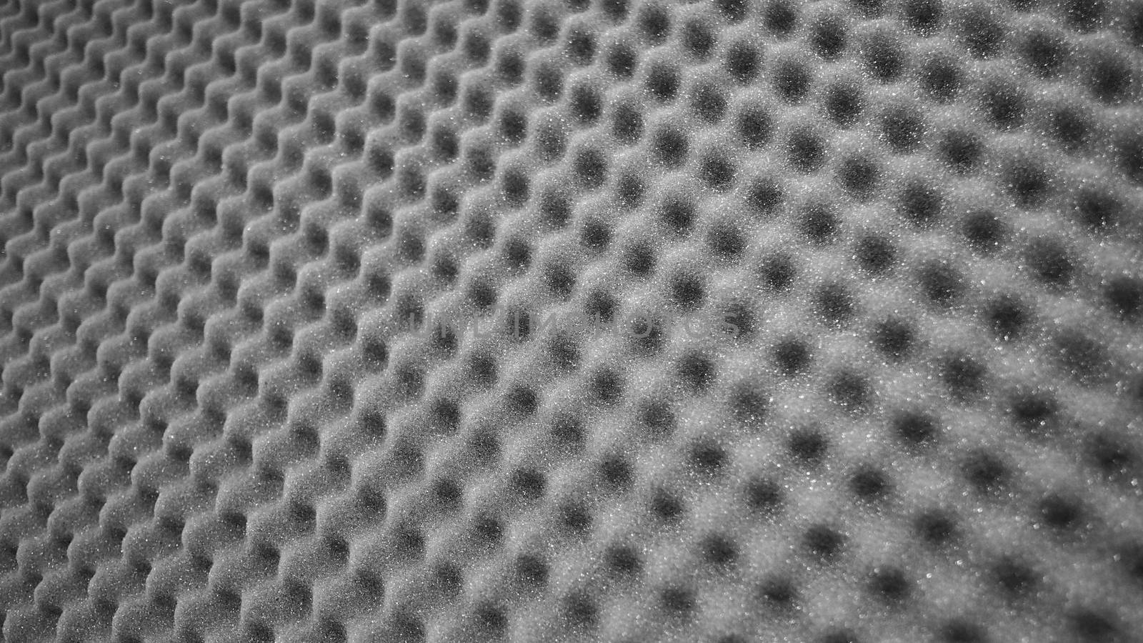 Sound proof acoustic foam on studio wall by gnepphoto