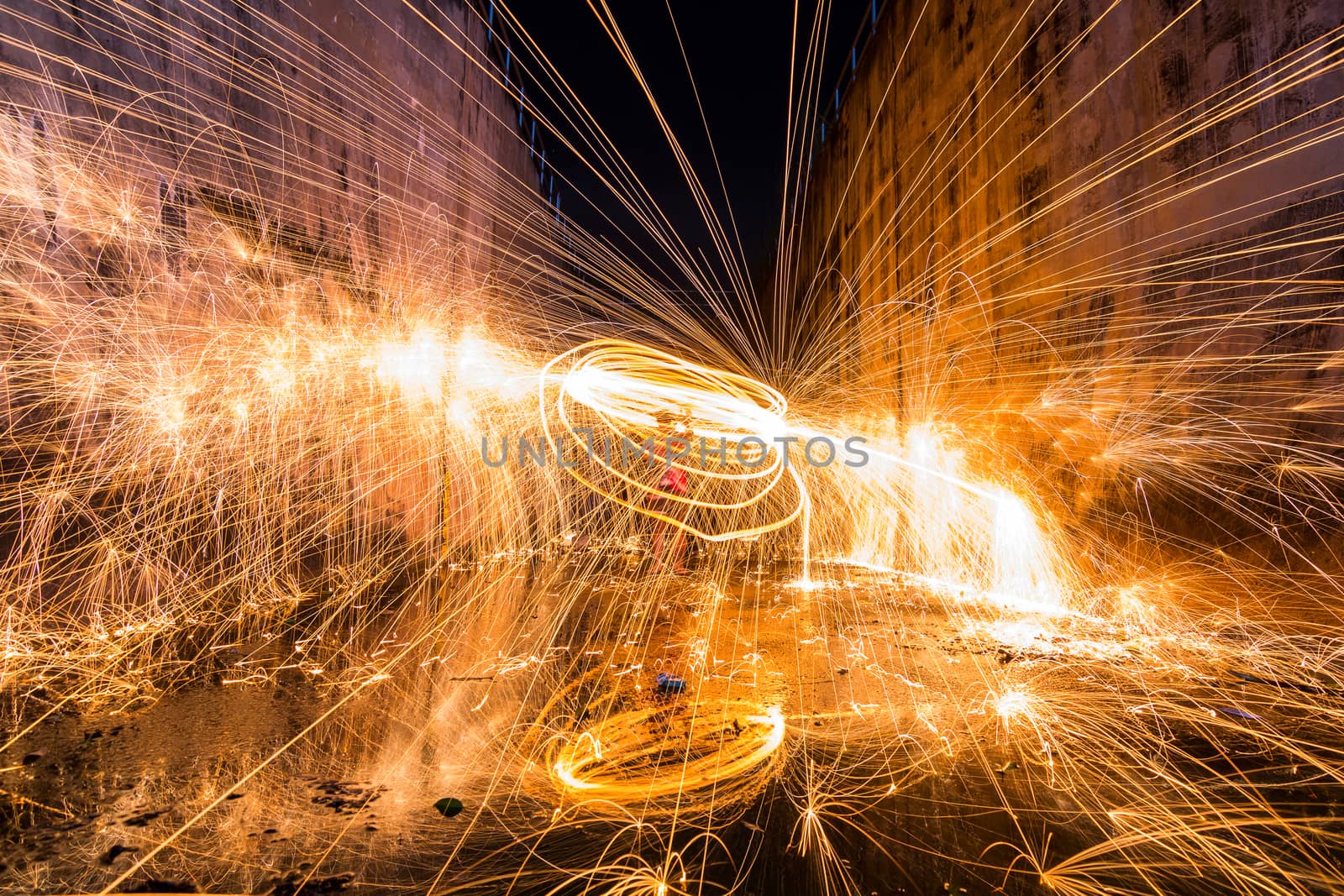 Photography Steel wool in different ways. Using a camera with shutter speed traction techniques Long-exposure .