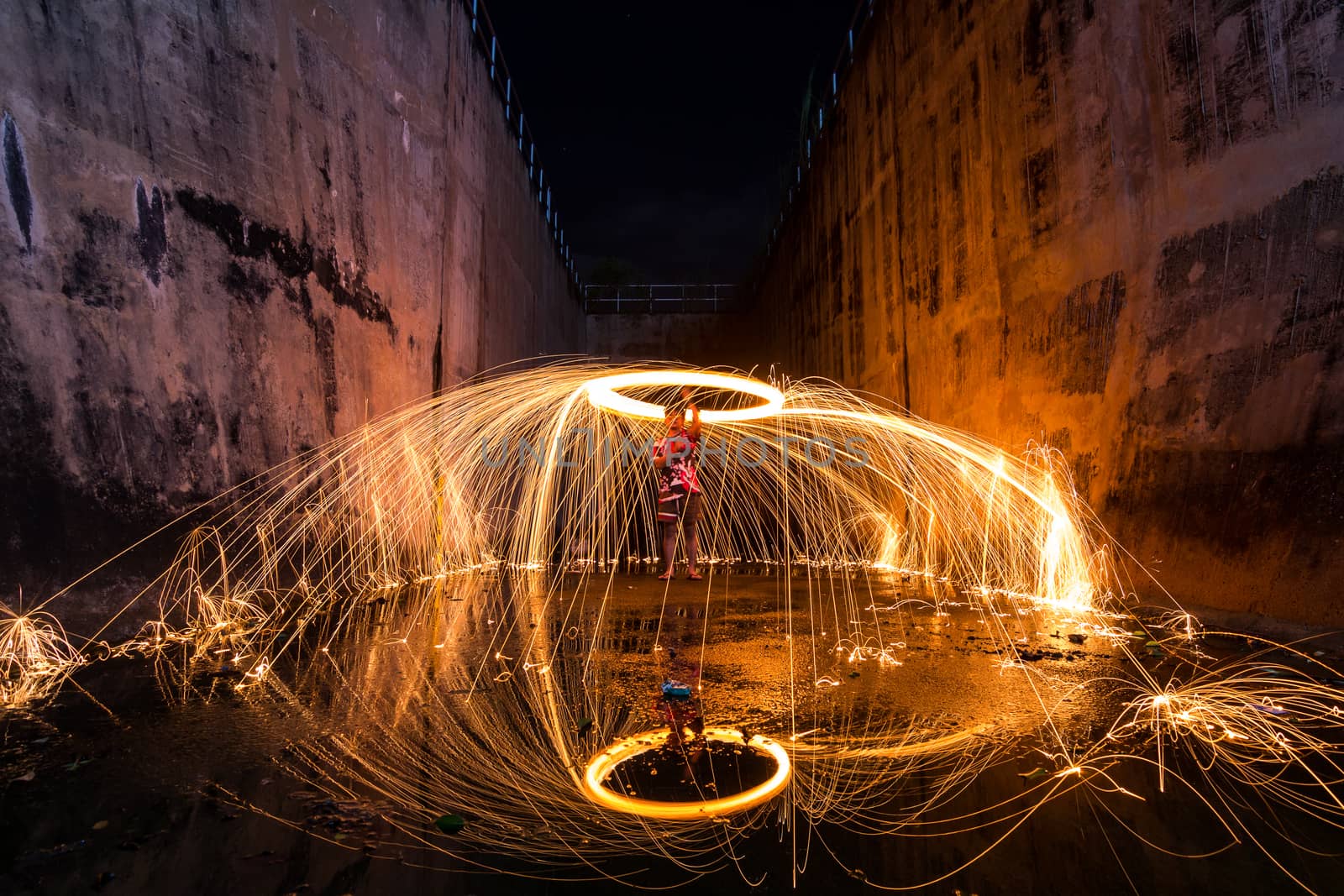 Steel wool  photography. by suthipong