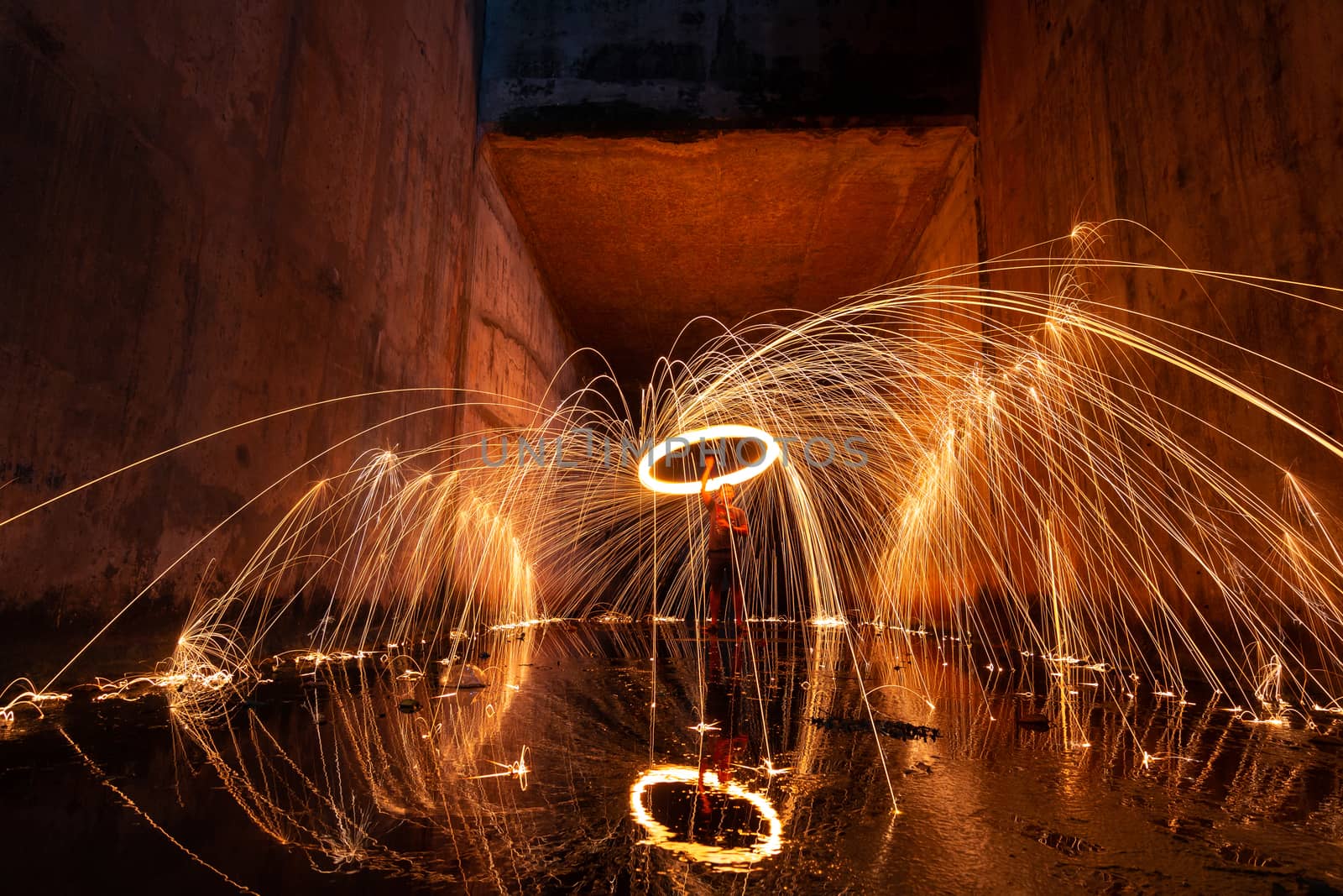 Steel wool  photography. by suthipong