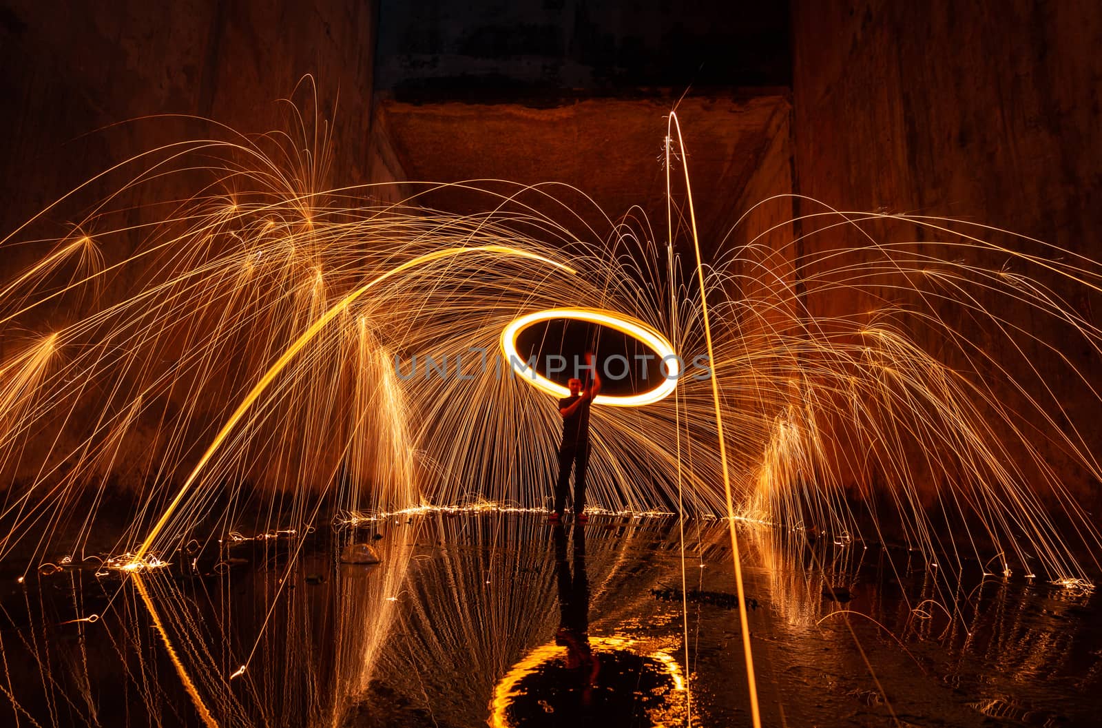 Steel wool  photography. by suthipong