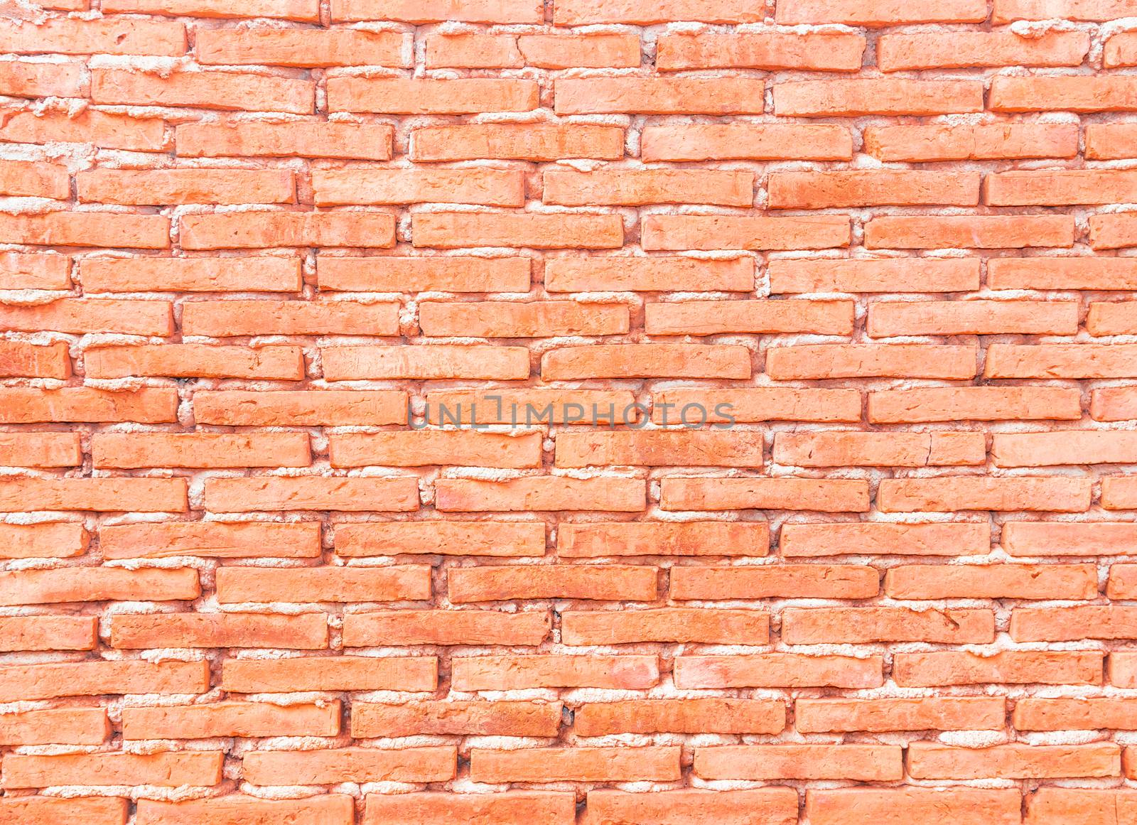 brick wall old vintage broken for background by pramot