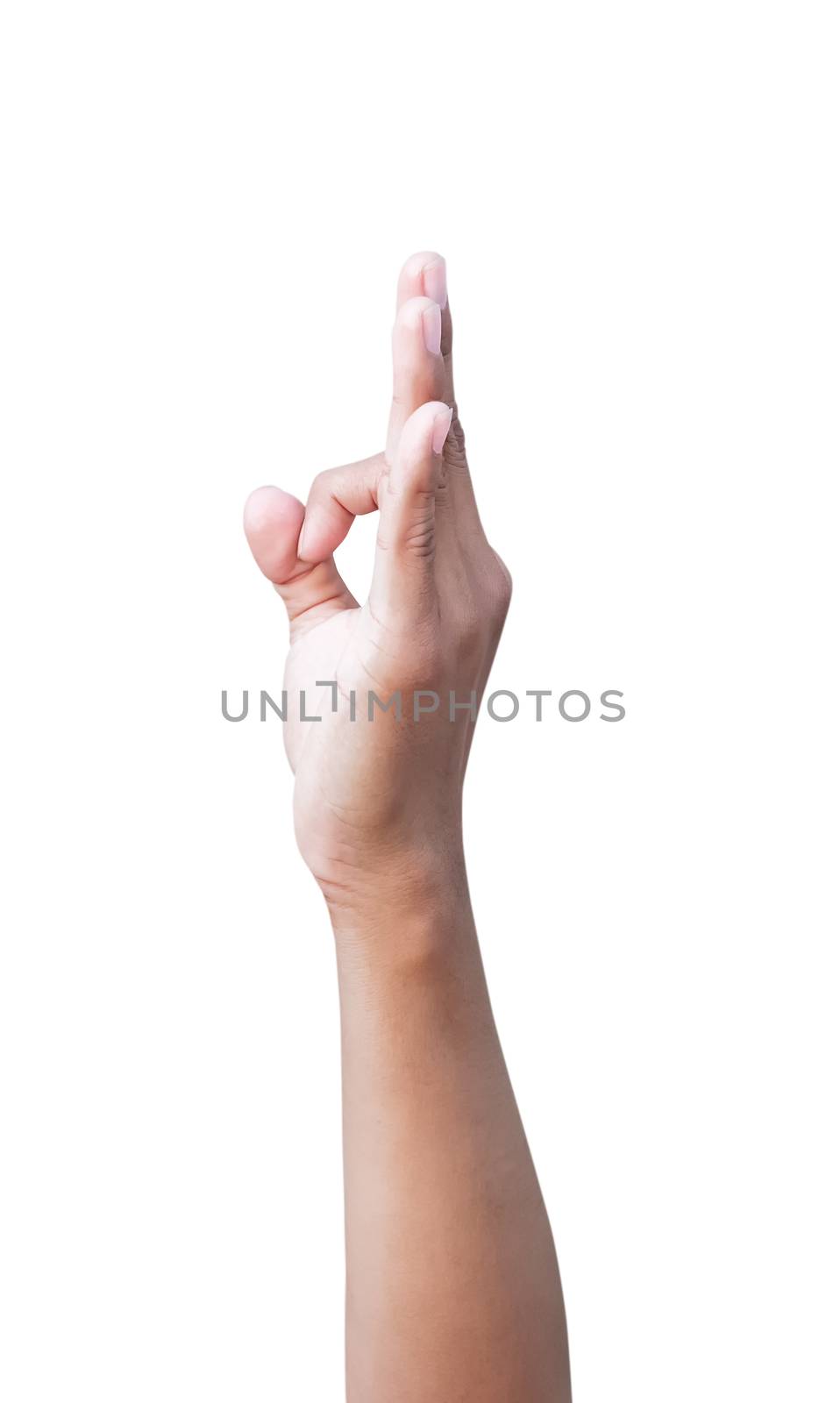 hand ok symbols showing on white background