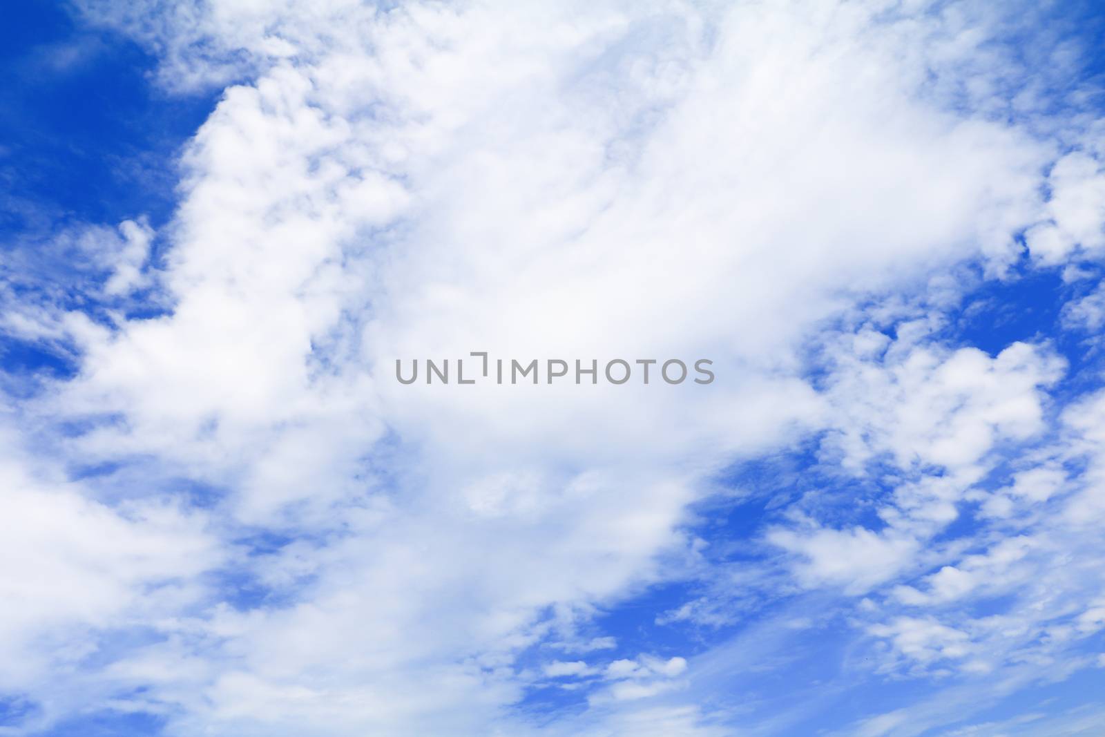 blue sky vivid with cloud in summer art of nature beautiful and copy space for add text
