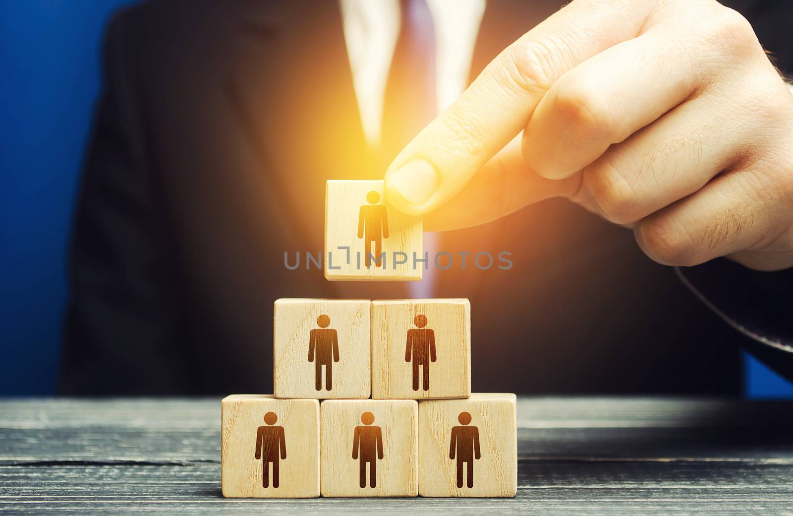 The business leader establishes the structure of the company. Recruiting and appointing employees for suitable posts, creation effective business model. Personnel management. Meritocracy and autonomy.
