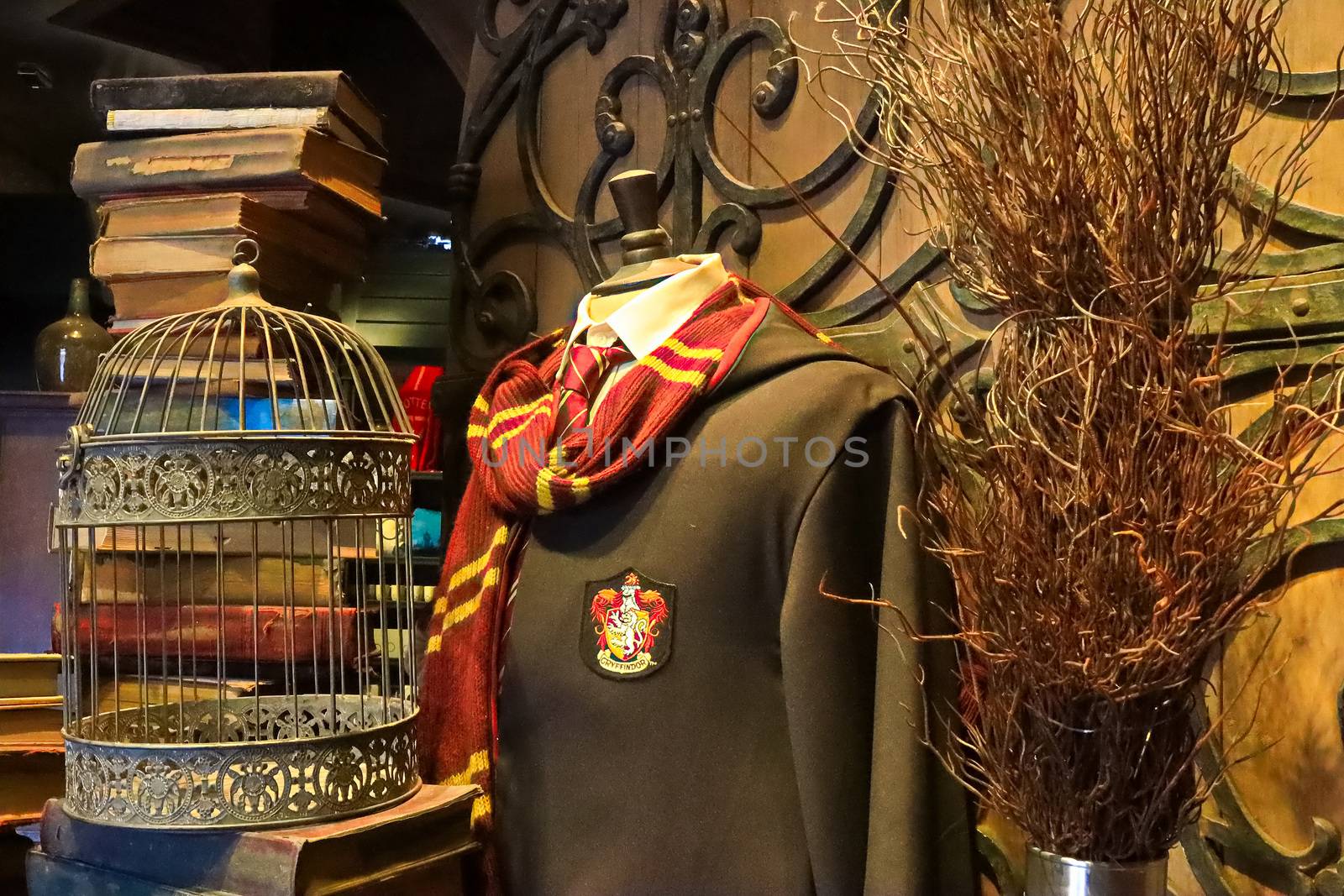 Osaka,Japan - Nov 13,2019 : Movie set in The Wizarding World of Harry Potter at Universal Studios Japan. by USA-TARO