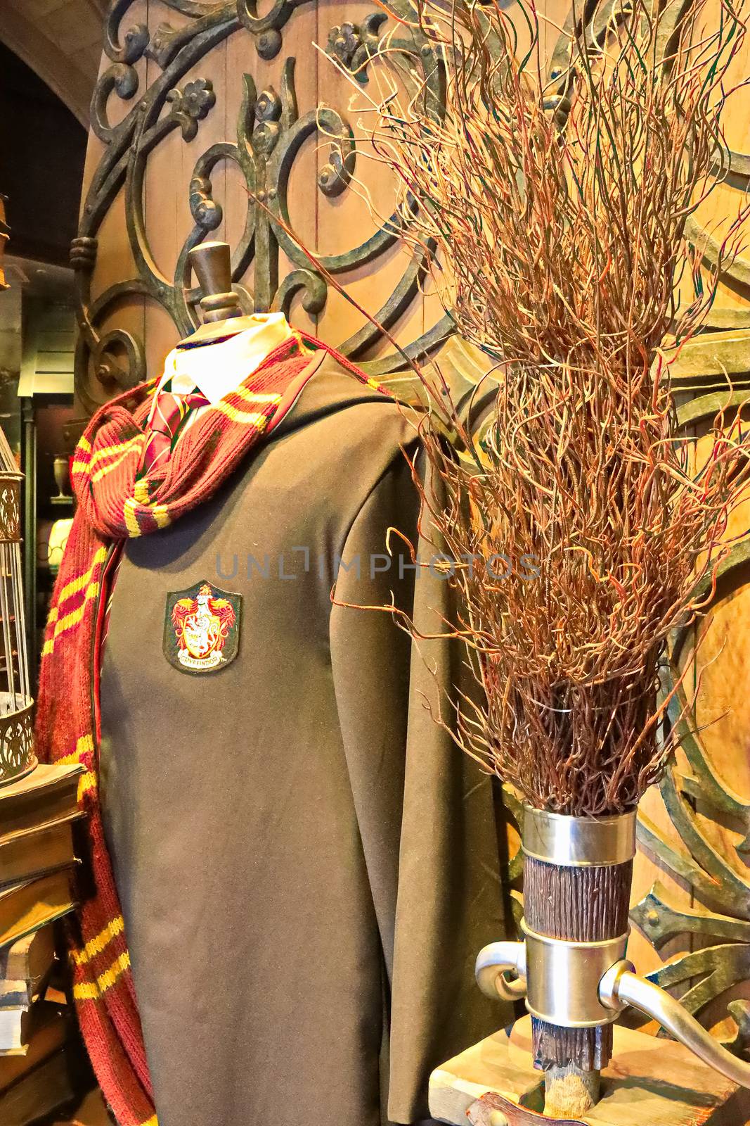 Osaka,Japan - Nov 13,2019 : Movie set in The Wizarding World of Harry Potter at Universal Studios Japan.