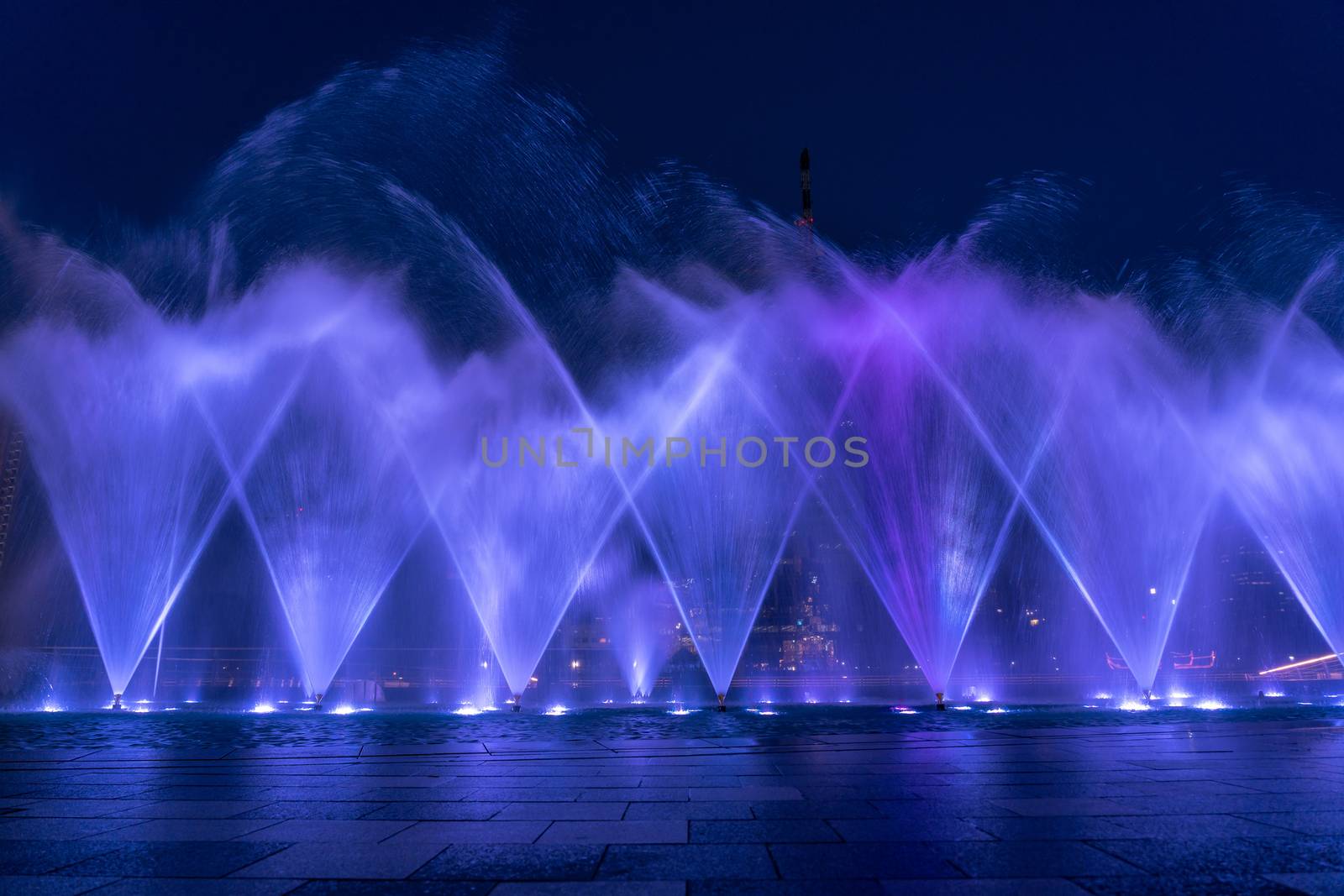 The fountain Showing at the Bangkok new department store, art an by Tzido