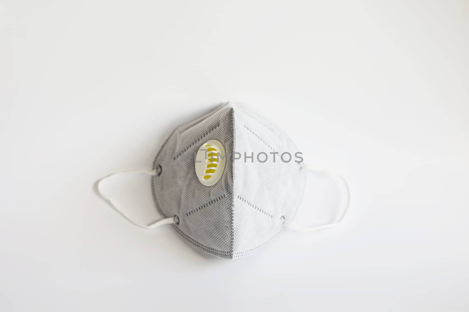 N95 mask for protection filter isolated