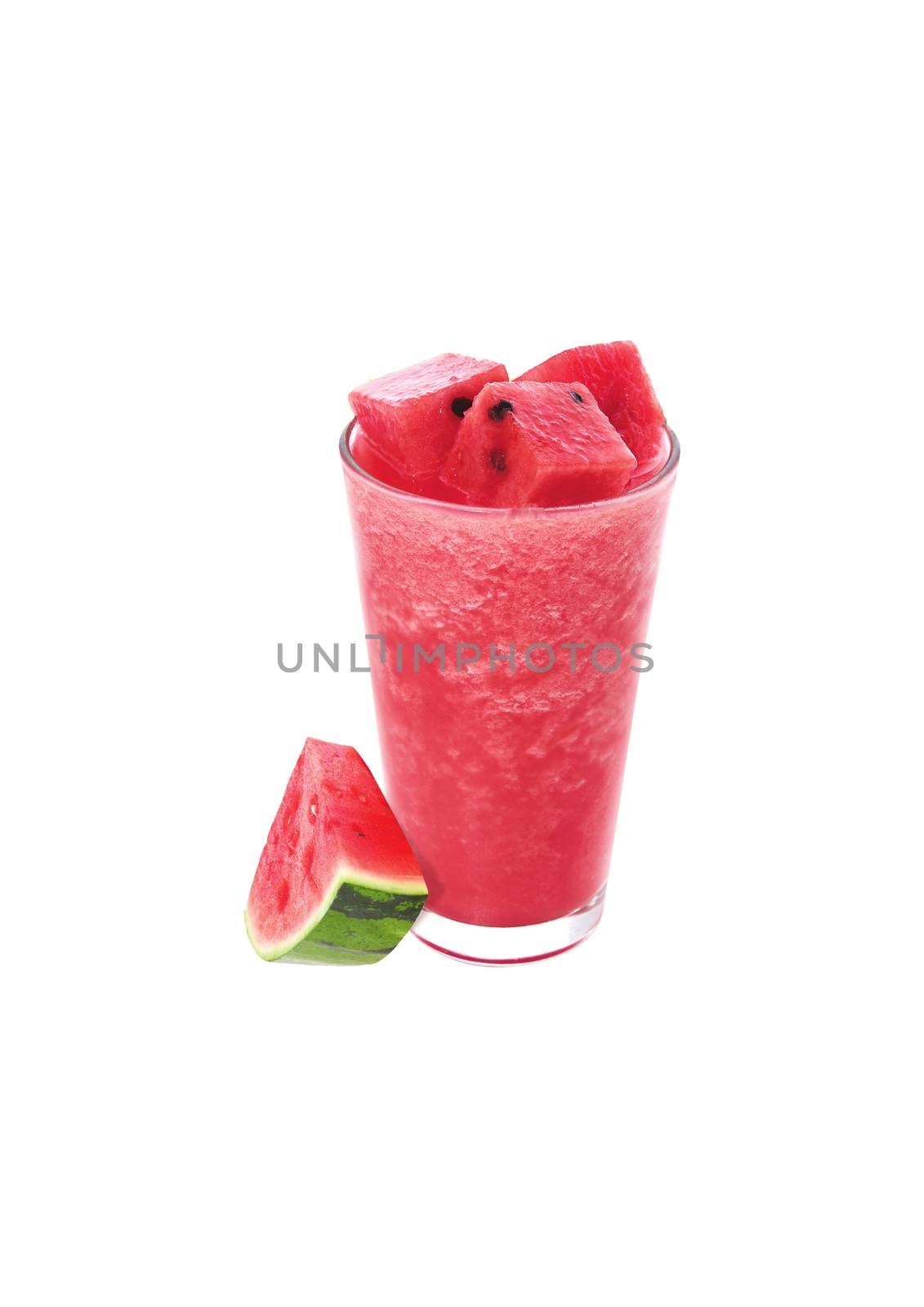 A glass of watermelon juice by uphotopia
