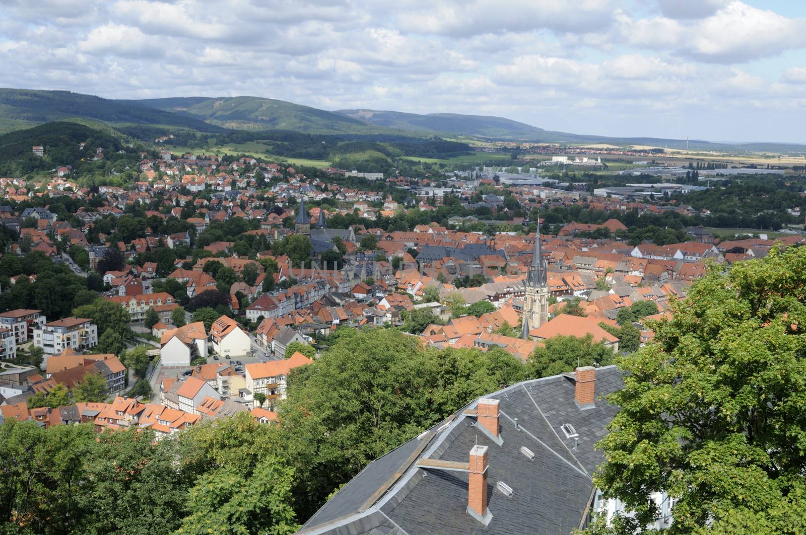 View from Wernigerode Castle by SchneiderStockImages