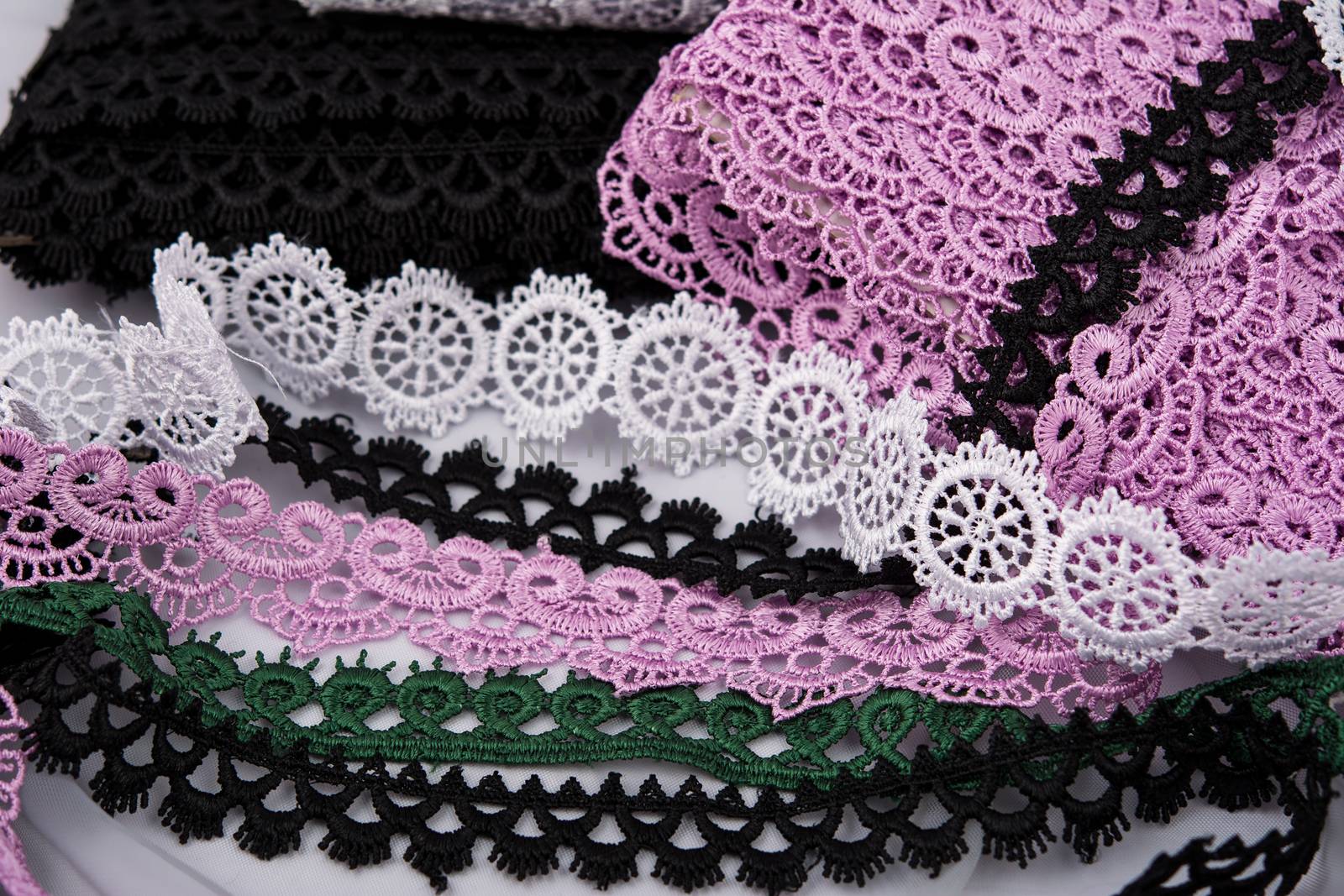 gentle luxury quality guipure, lace fabric. use for sew clothes linen decoration. by polyats