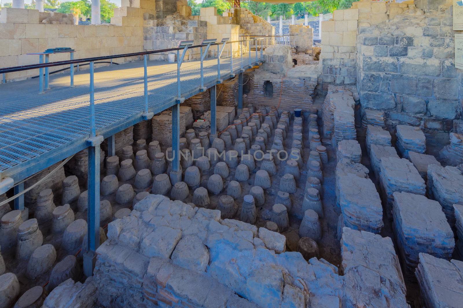 Bathhouse, in the ancient Roman-Byzantine city of Bet Shean (Nys by RnDmS